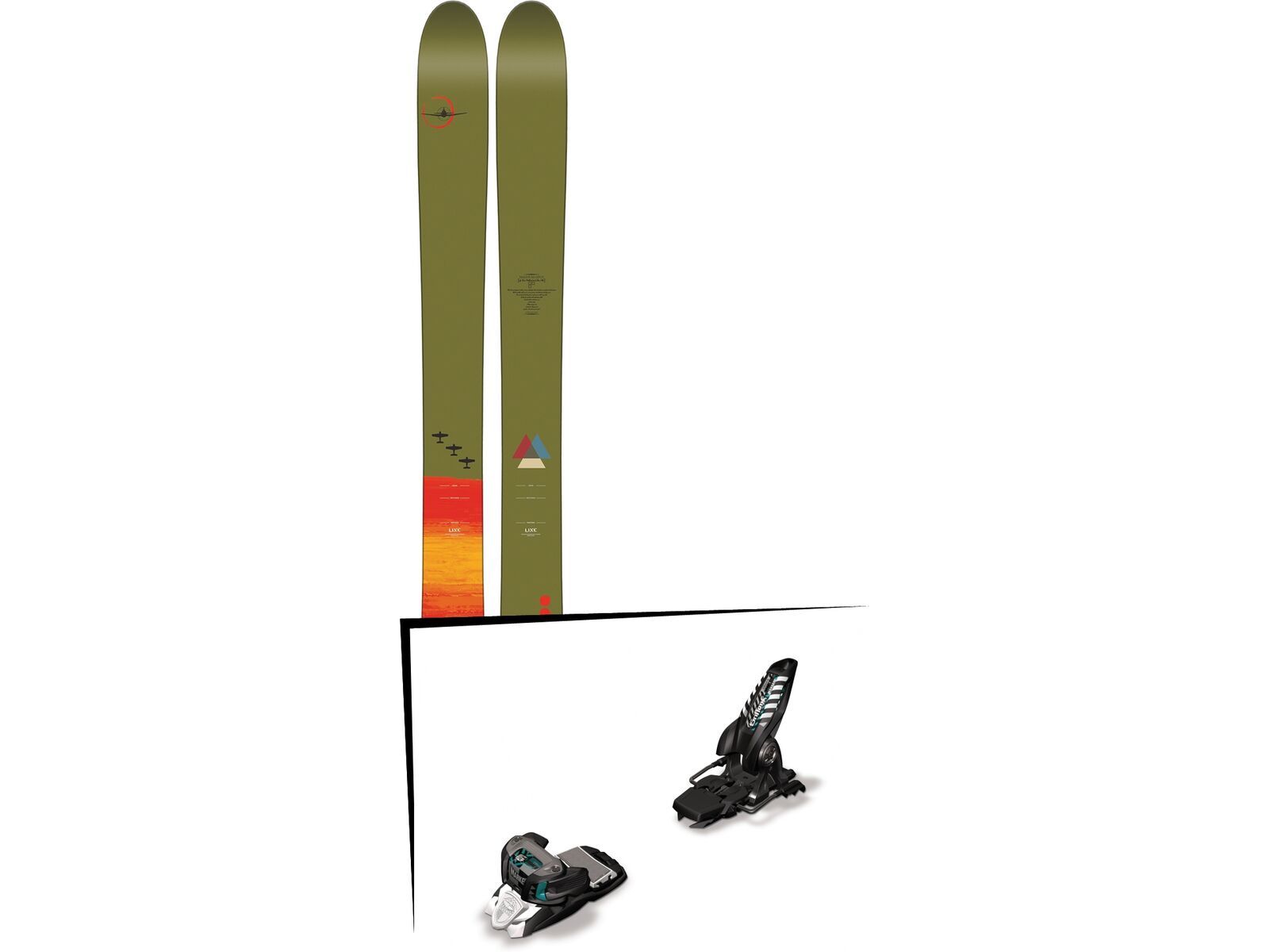 Set: Line Magnum Opus 2018 + Marker Griffon 13 black/white/teal | Bild 1