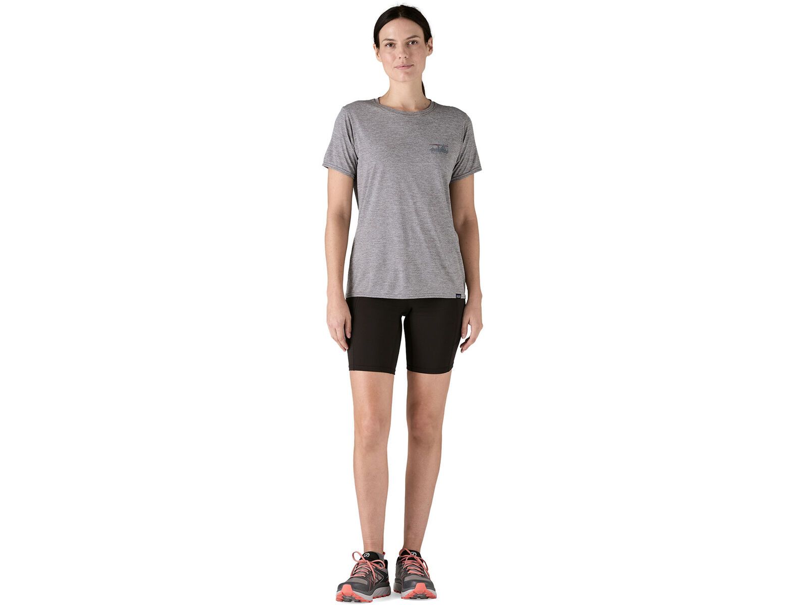 Patagonia Women's Capilene Cool Daily Graphic Shirt '73 Skyline, feather grey | Bild 3