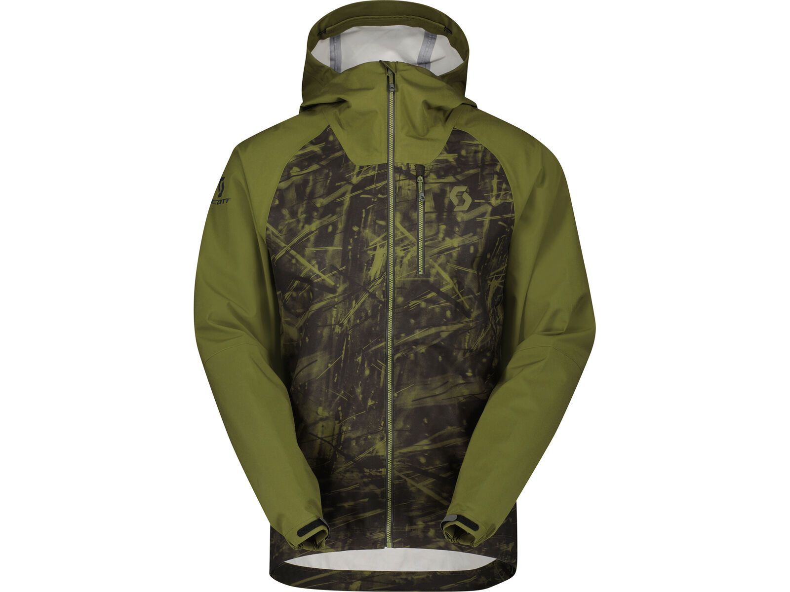 Scott Trail Storm Waterproof Men's Jacket, fir green/black | Bild 1