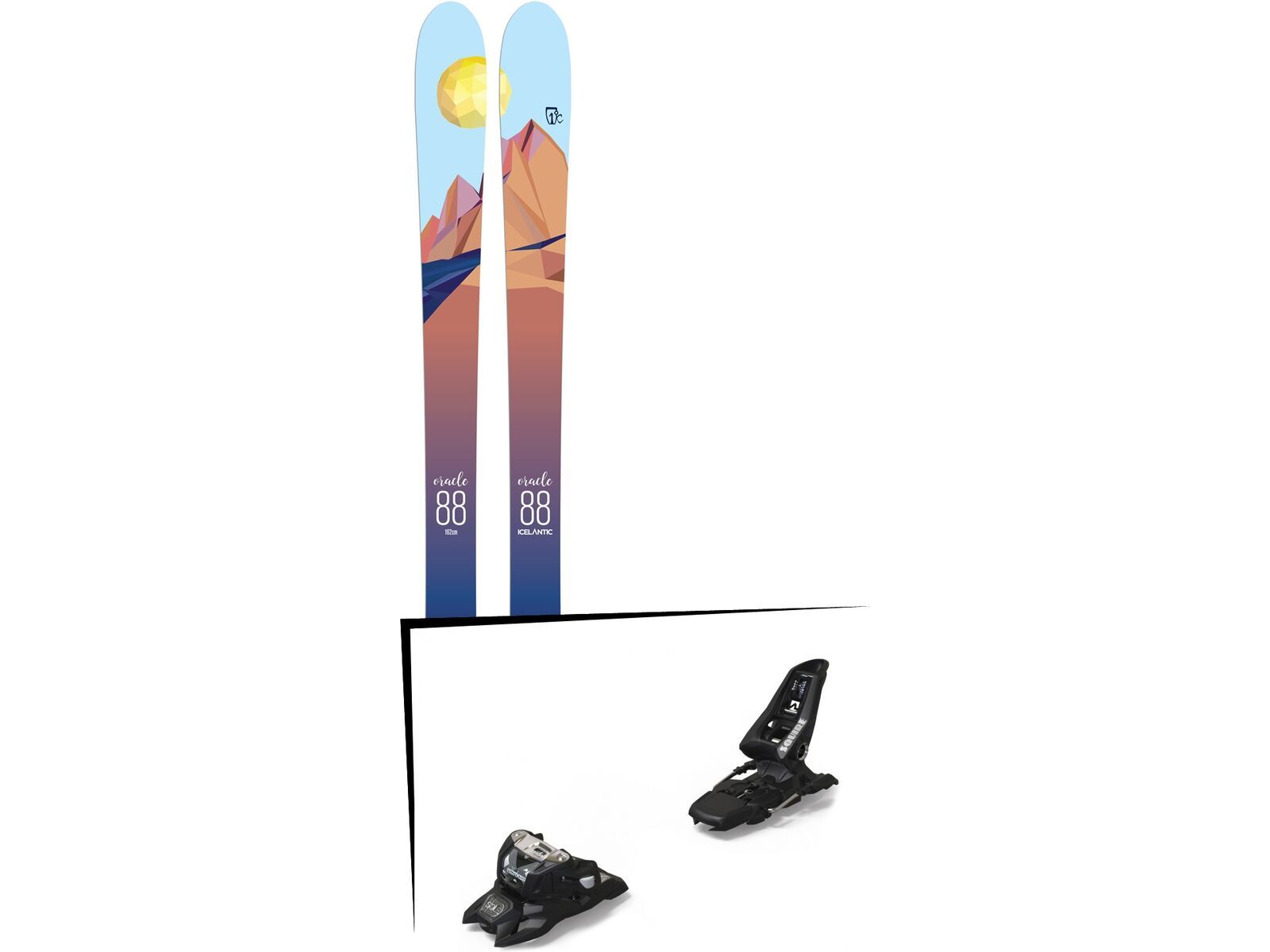 Set: Icelantic Oracle 88 2018 + Marker Squire 11 ID black | Bild 1