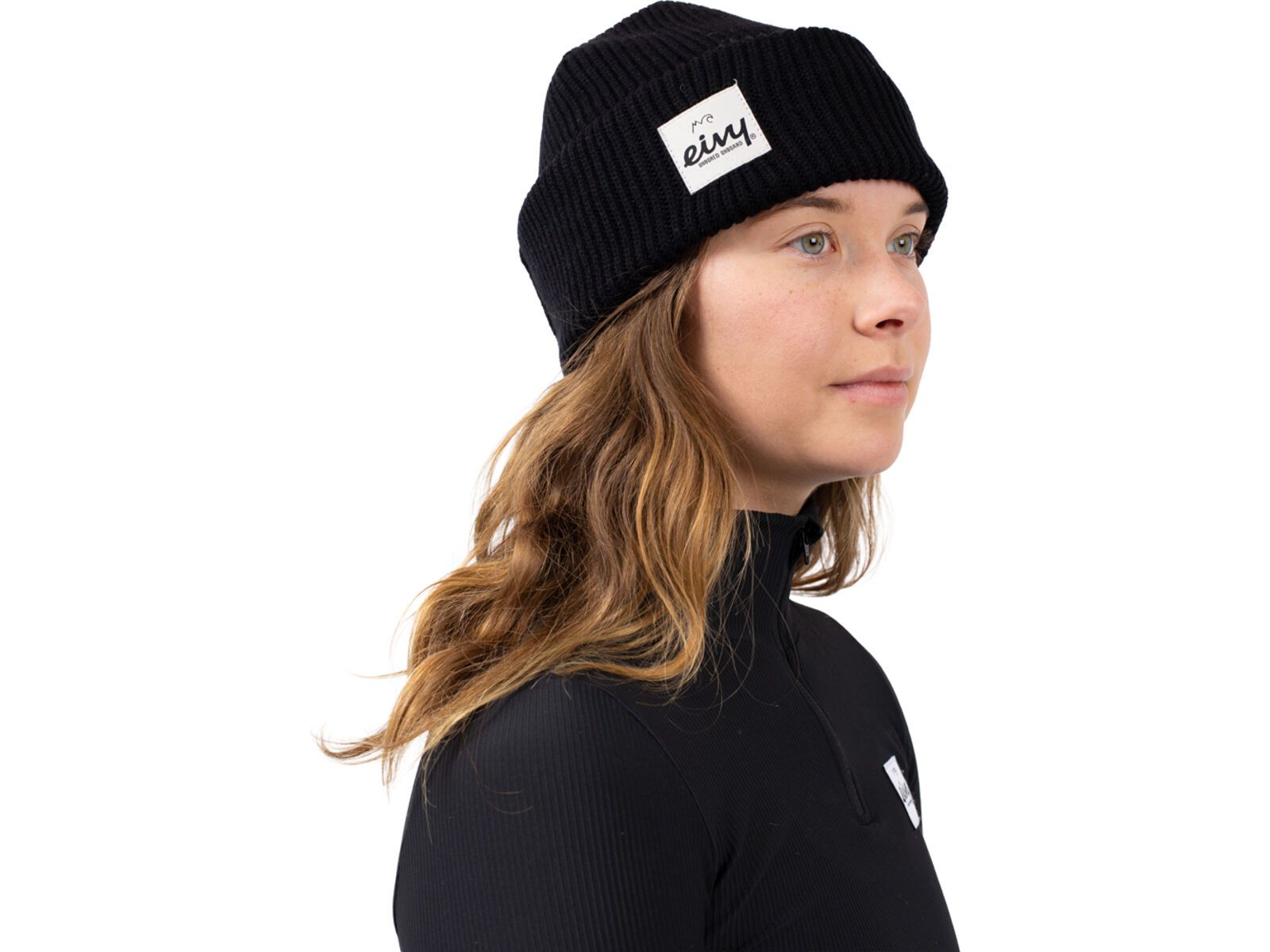 Eivy Foldable Knit Balaclava Beanie, black | Bild 2