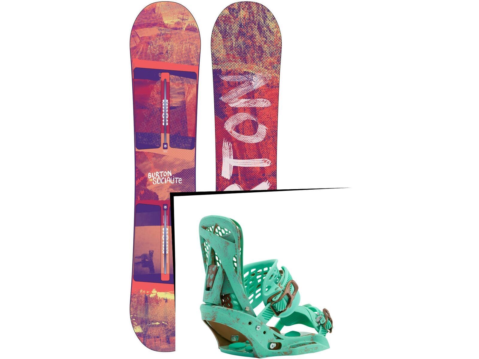 Set: Burton Socialite 2015 +  Escapade EST (1191329S) | Bild 1