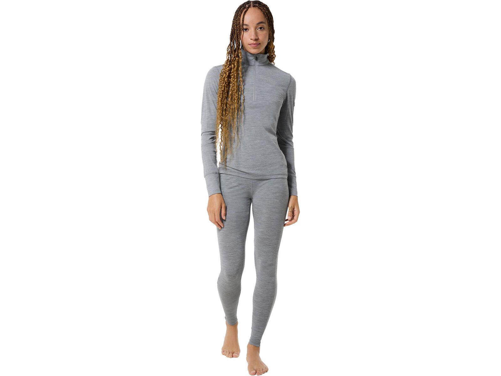super.natural W Tundra175 Zip 1/4, cashmere grey melange | Bild 4