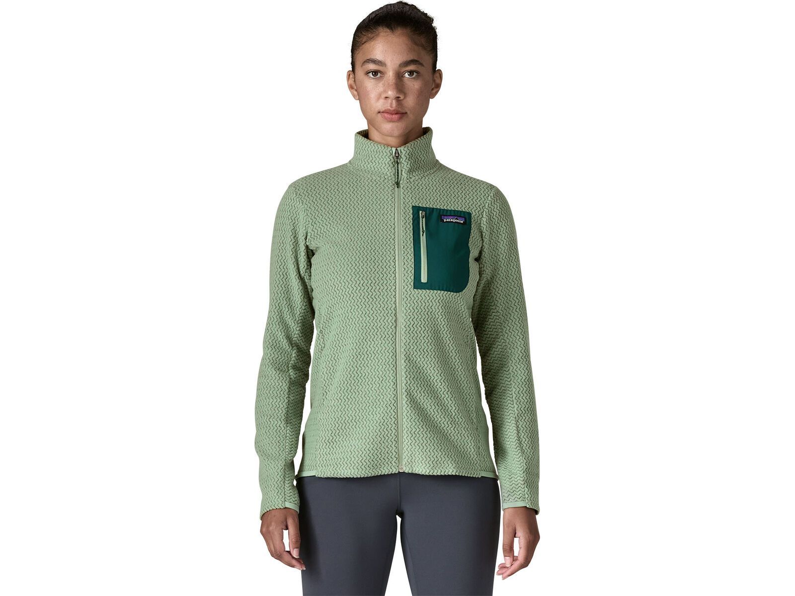 Patagonia Women's R1 Air Jacket, ellwood green | Bild 2