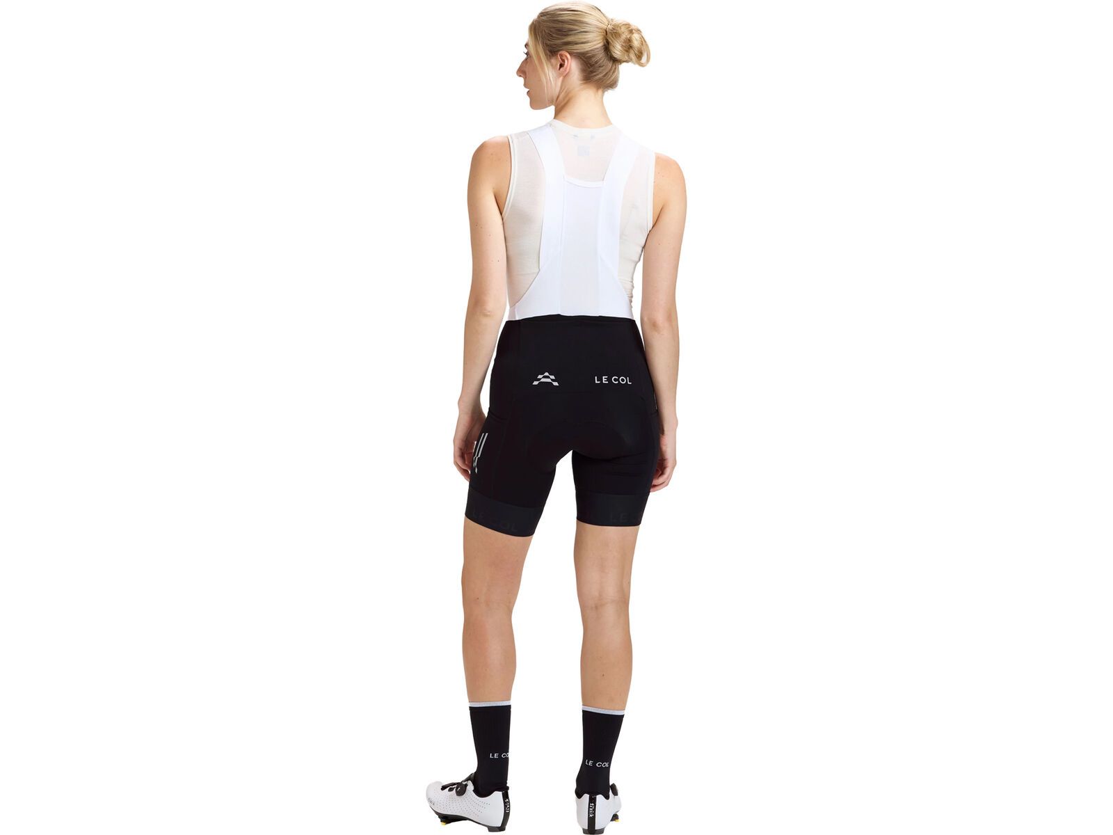 Le Col Womens ARC Cargo Bib Shorts, black | Bild 6