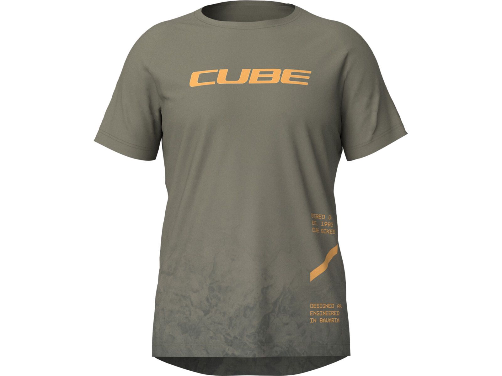 Cube MTB Trikot TM kurzarm, olive | Bild 1