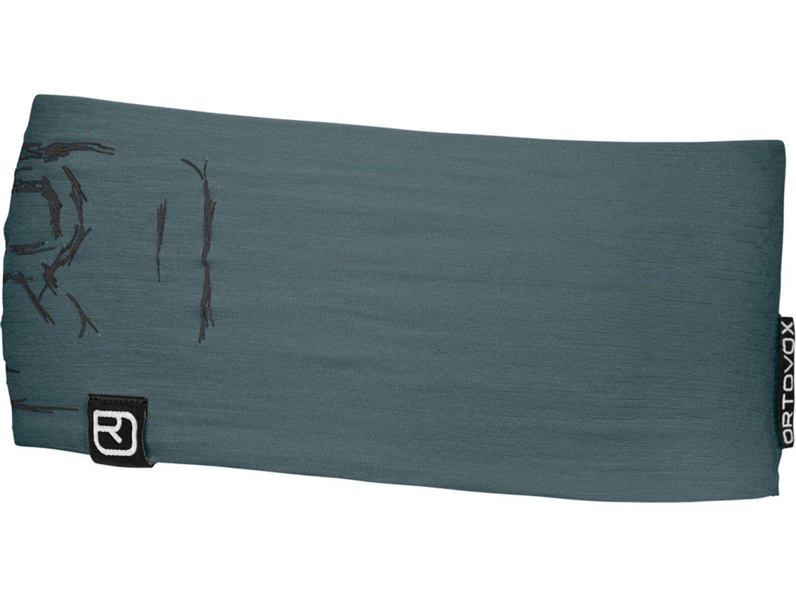 Ortovox 120 Merino Tec Logo Headband, dark arctic grey | Bild 1