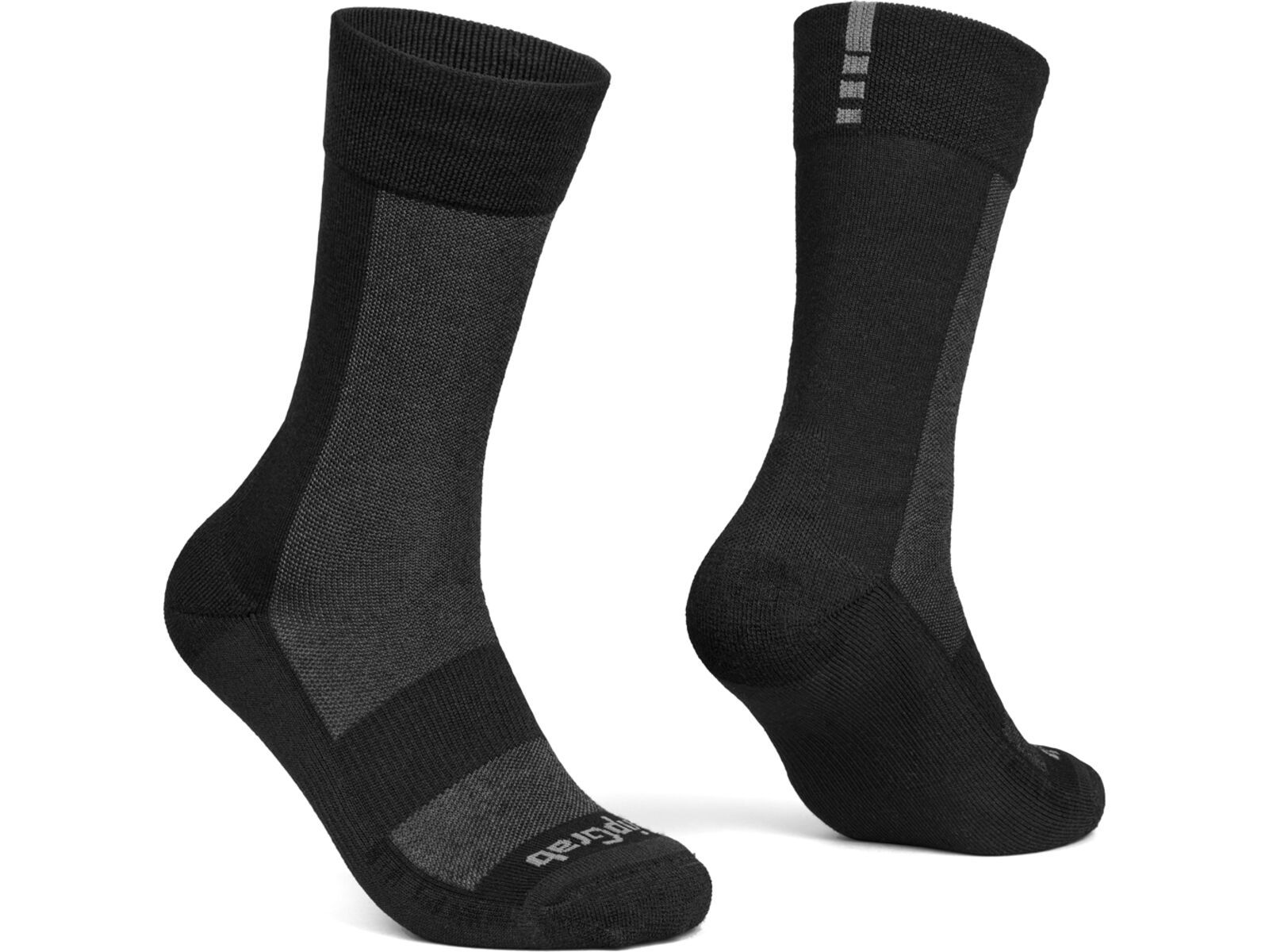 GripGrap Alpine Merino High Cut Winter Socks, black | Bild 1