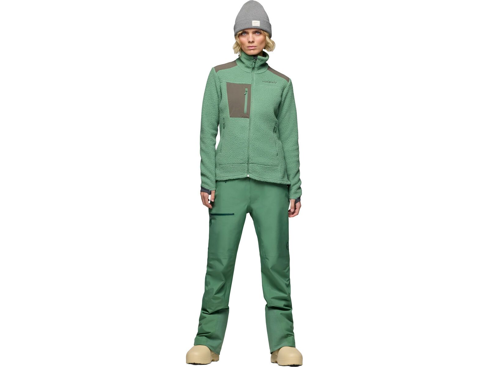 Norrona trollveggen warm3 Jacket W's, dark ivy | Bild 4