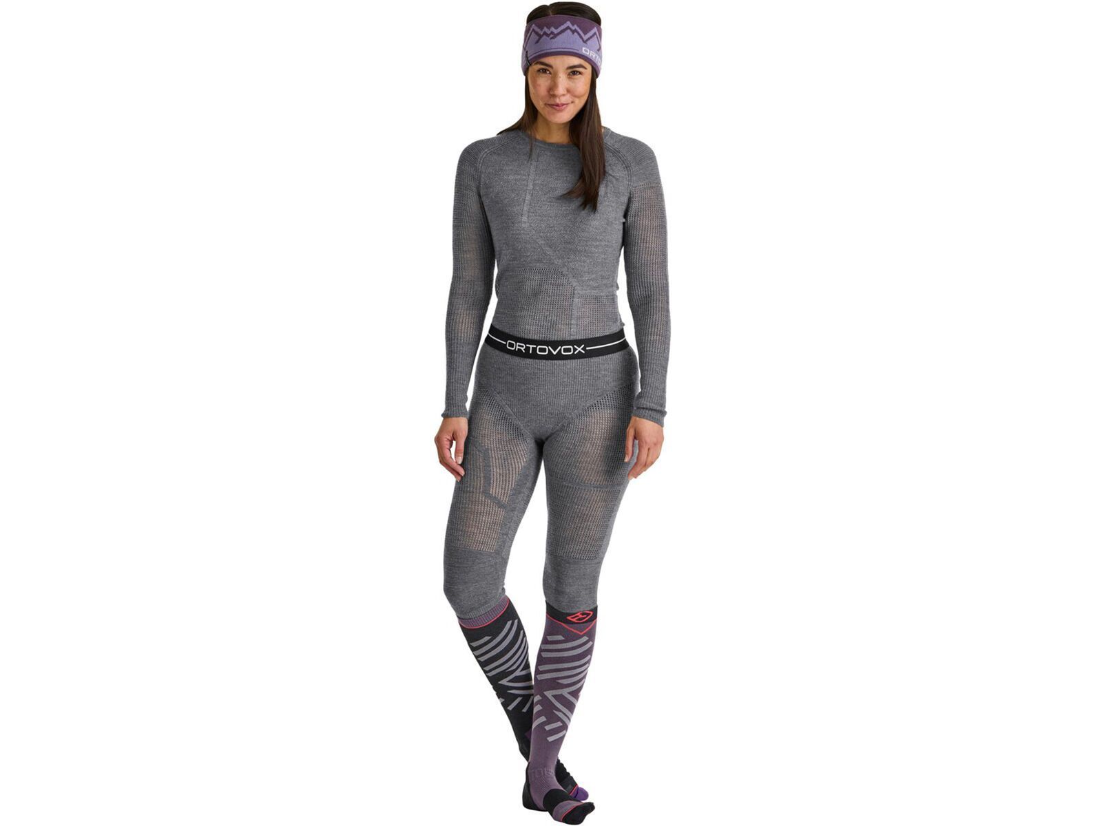 Ortovox Ski Tour Long Socks W, black raven | Bild 2