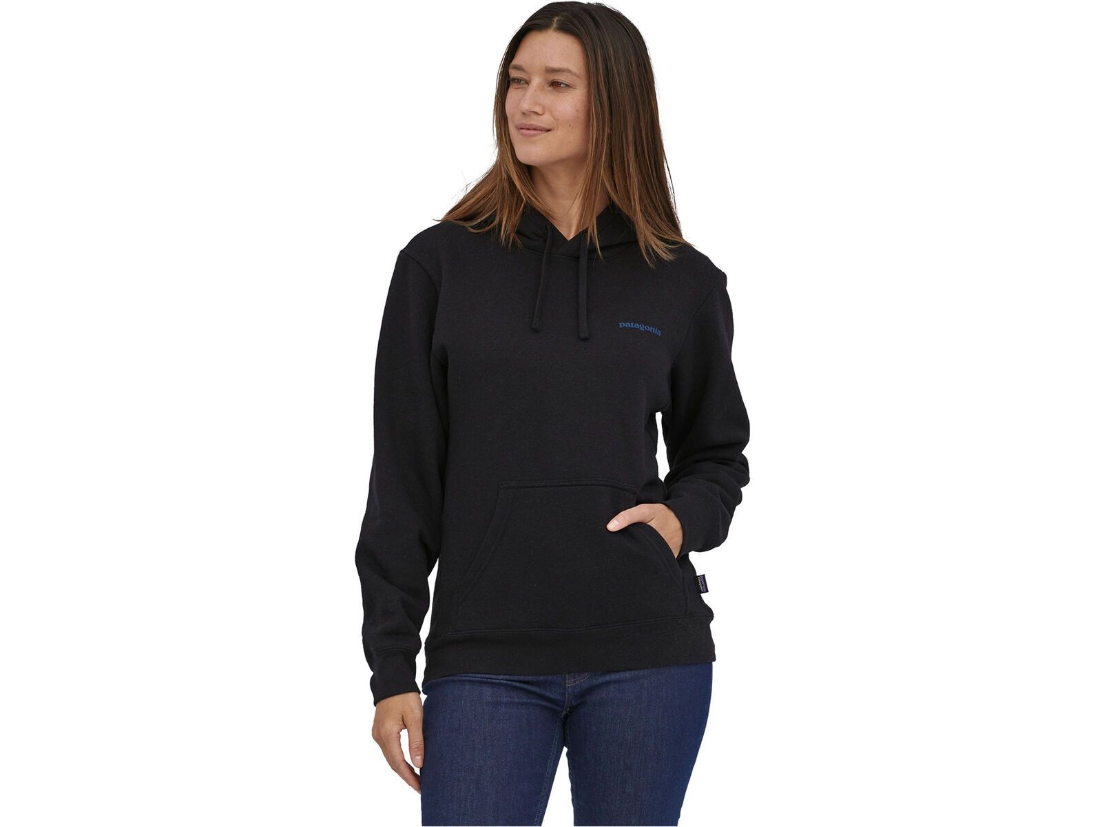 Patagonia Boardshort Logo Uprisal Hoody, ink black | Bild 4