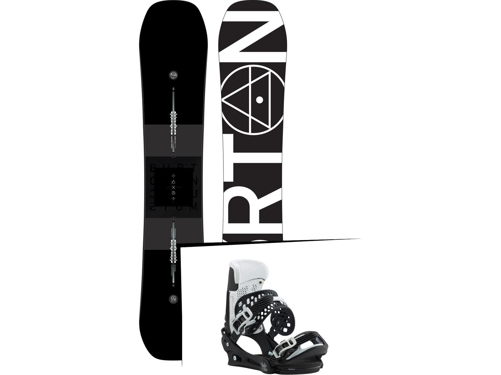 Set: Burton Custom X Flying V 2019 +  Malavita (1931028S) | Bild 1