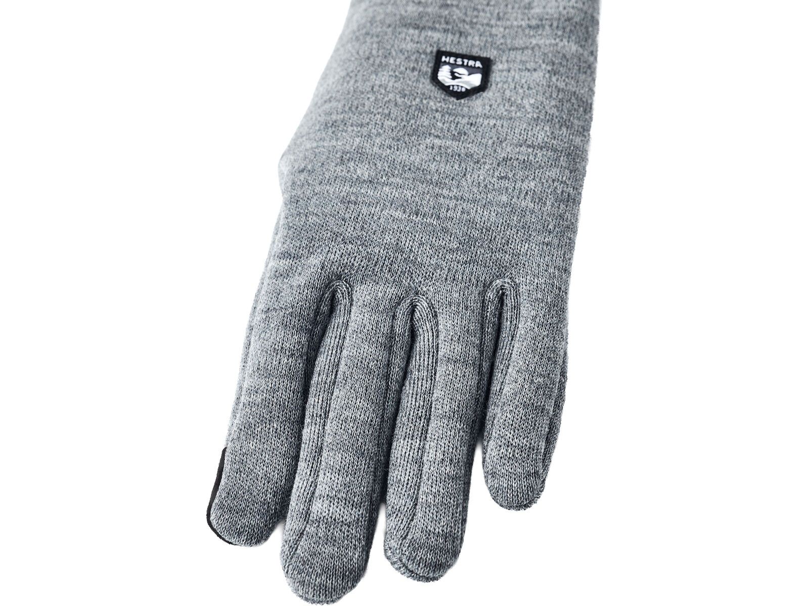 Hestra Gravita Merino Liner 5 Finger, grey | Bild 4