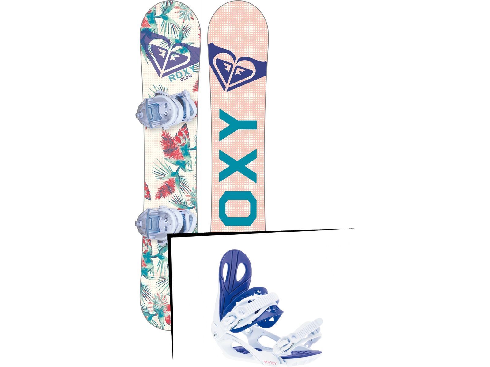 Set: Roxy Glow 2019 + Roxy Wahine white | Bild 1