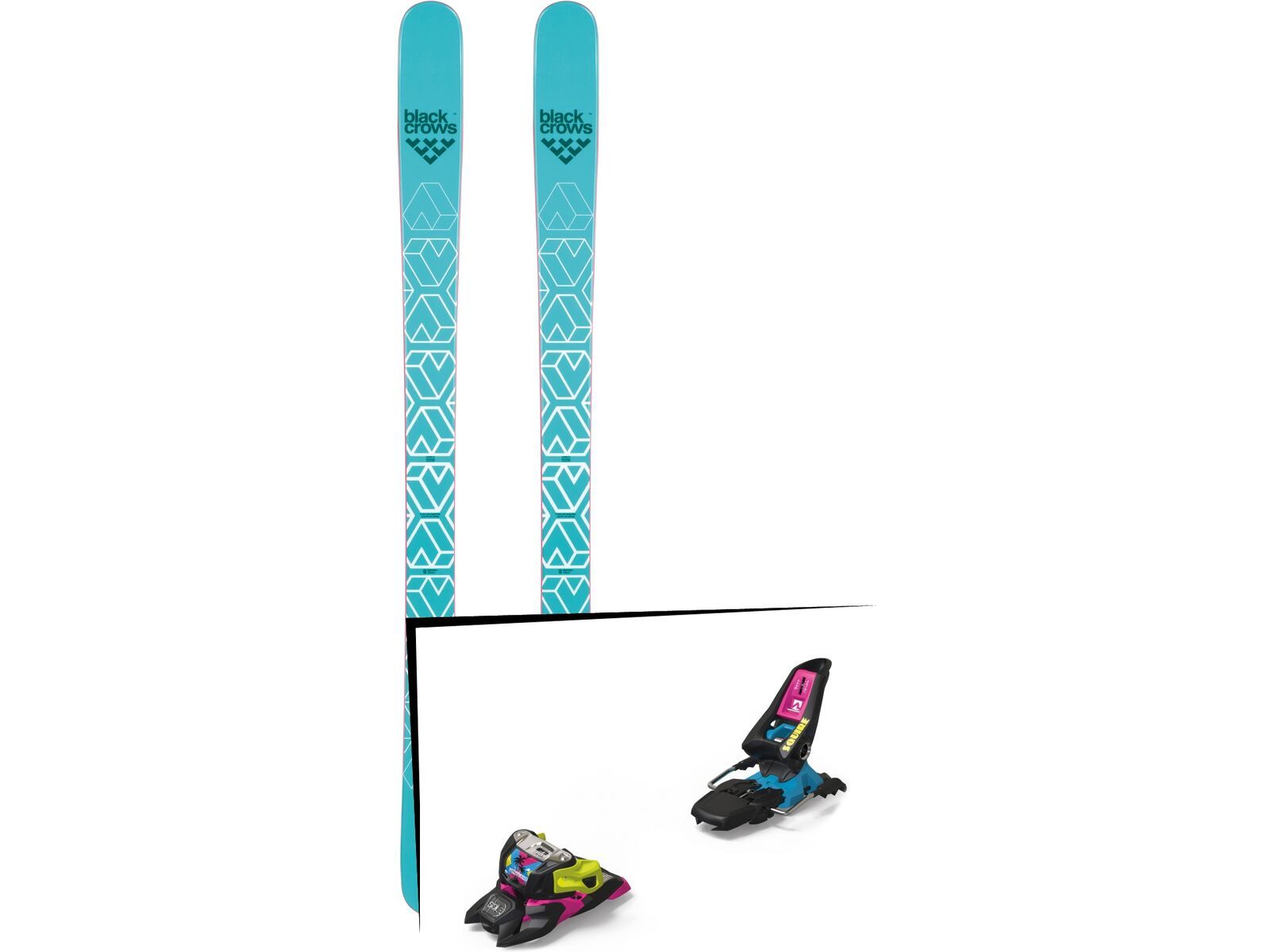 Set: Black Crows Captis Birdie 2019 + Marker Squire 11 ID black/pink/blue | Bild 1