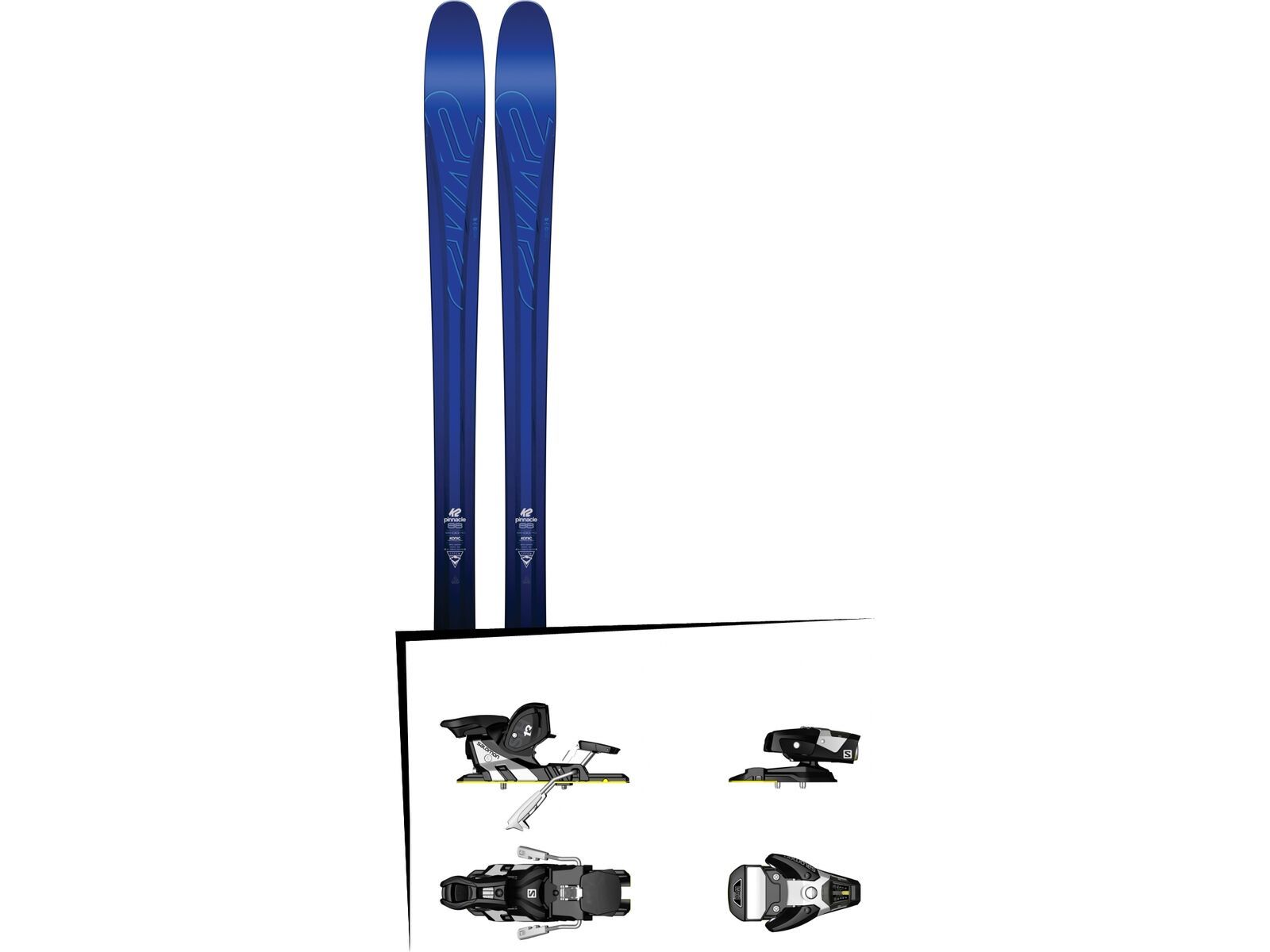 Set: K2 SKI Pinnacle 88 2017 + Salomon STH2 WTR 13 (1540109) | Bild 1