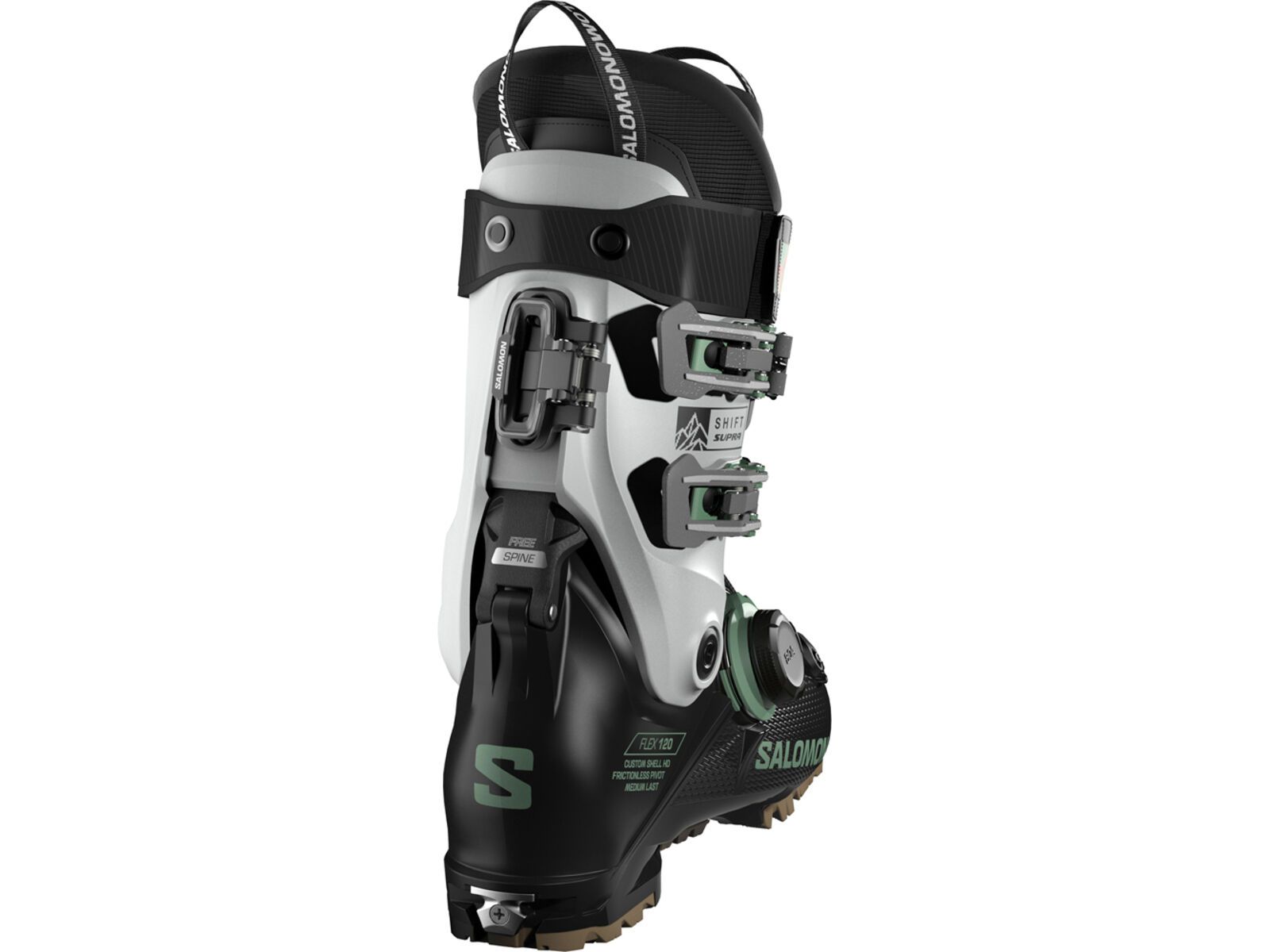 Salomon Shift Supra BOA 120 GW, black/cool gray 5/shale green | Bild 2