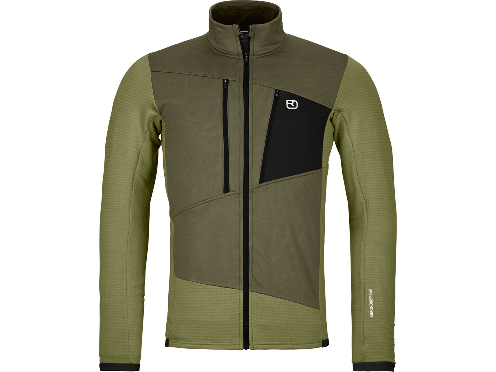 Ortovox Merino Fleece Grid Jacket M, wild herbs | Bild 1