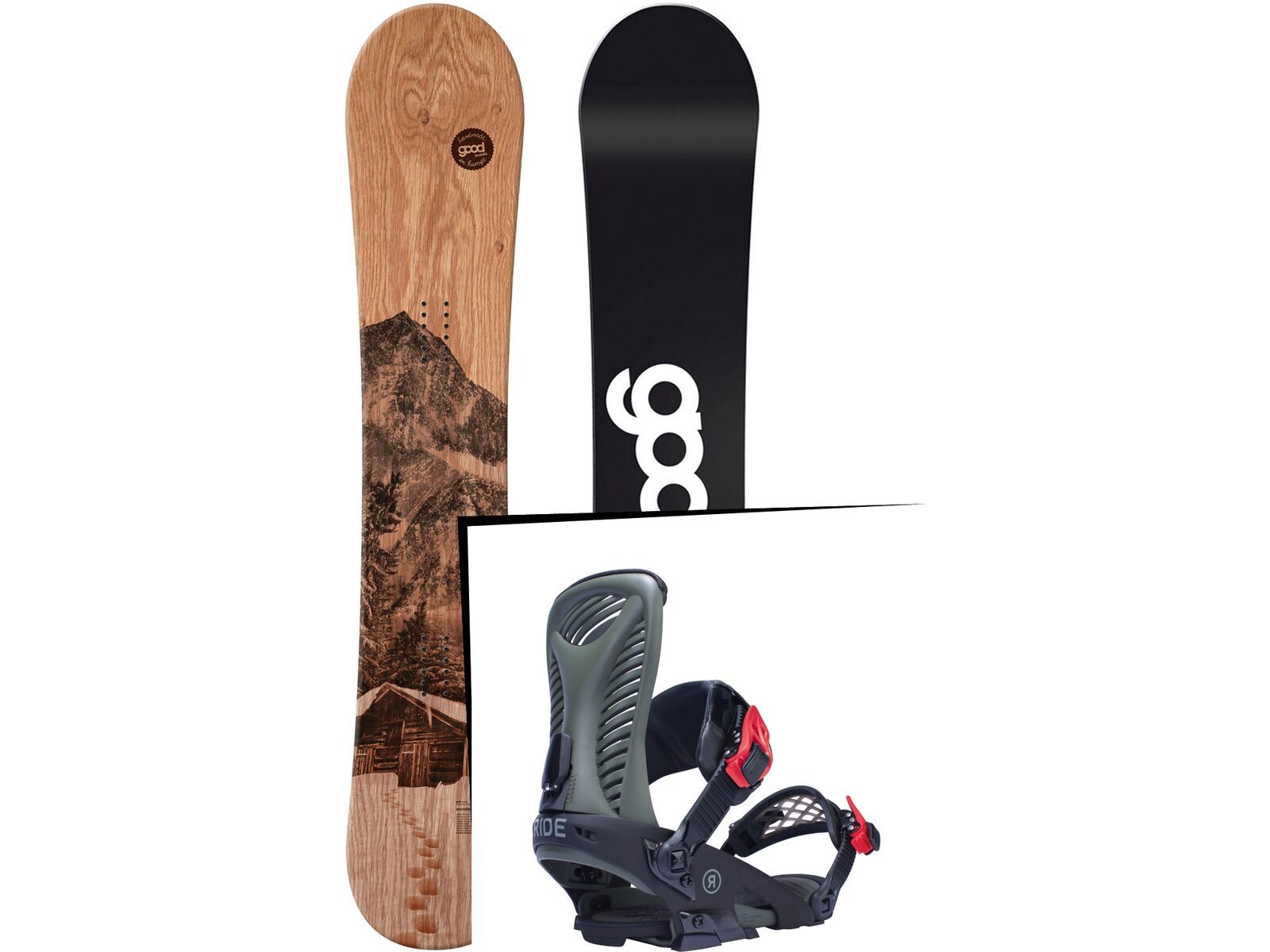 Set: goodboards Wooden 2017 + Ride Capo (1770118S) | Bild 1