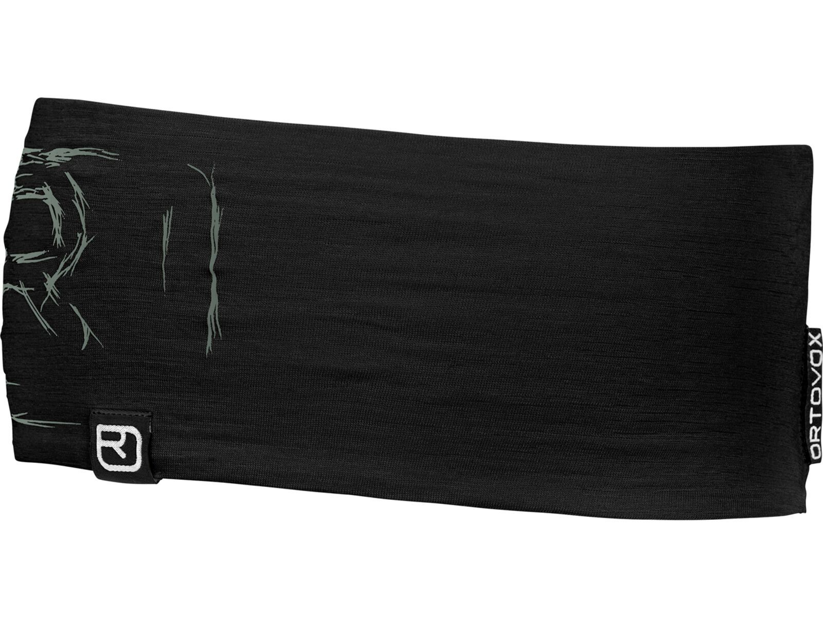 Ortovox 120 Tec Logo Headband, black raven | Bild 1