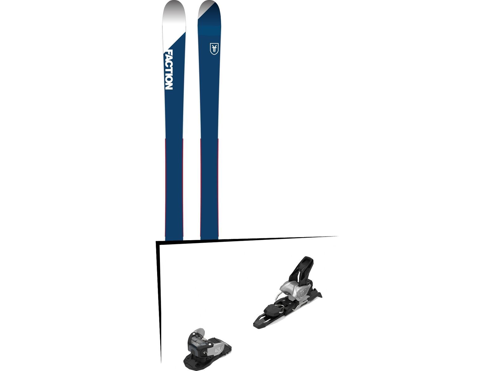 Set: Faction Candide 1.0 2018 + Salomon Warden MNC 11 silver/black | Bild 1