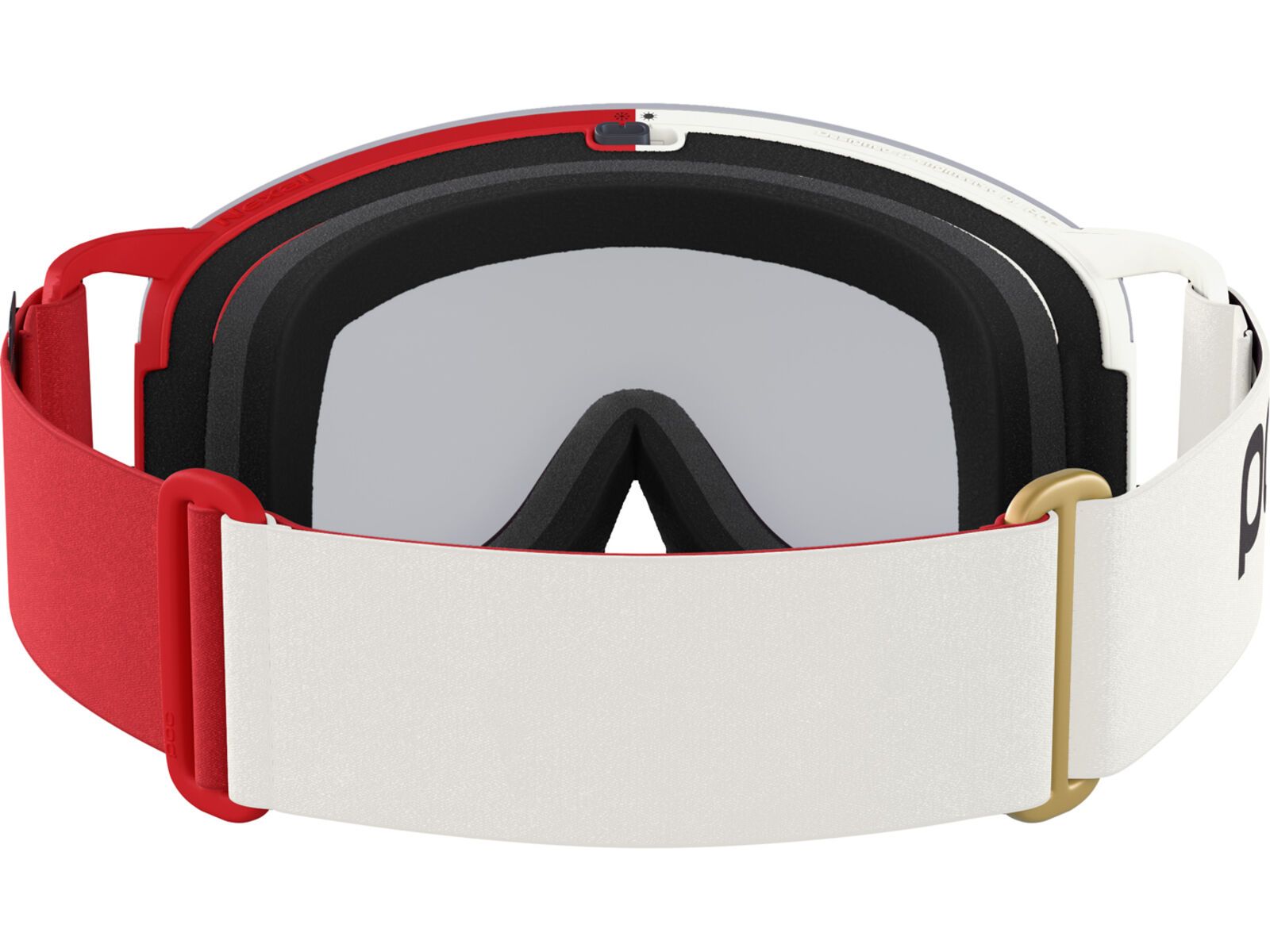 POC Nexal, Clarity Uni. Partly Sunny Ivory / rouge/blanc | Bild 4