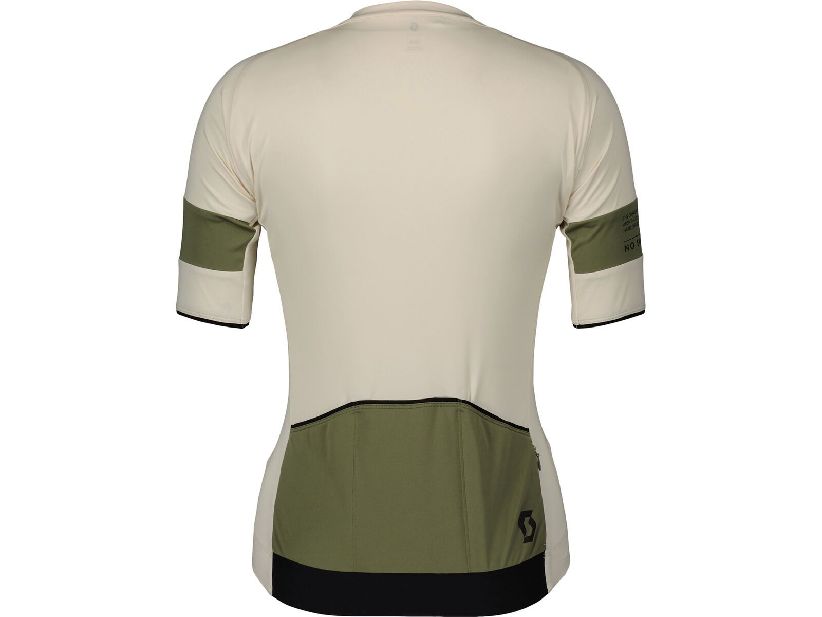 Scott Endurance Pro Short-Sleeve Women's Jersey, cotton white/hay green | Bild 2