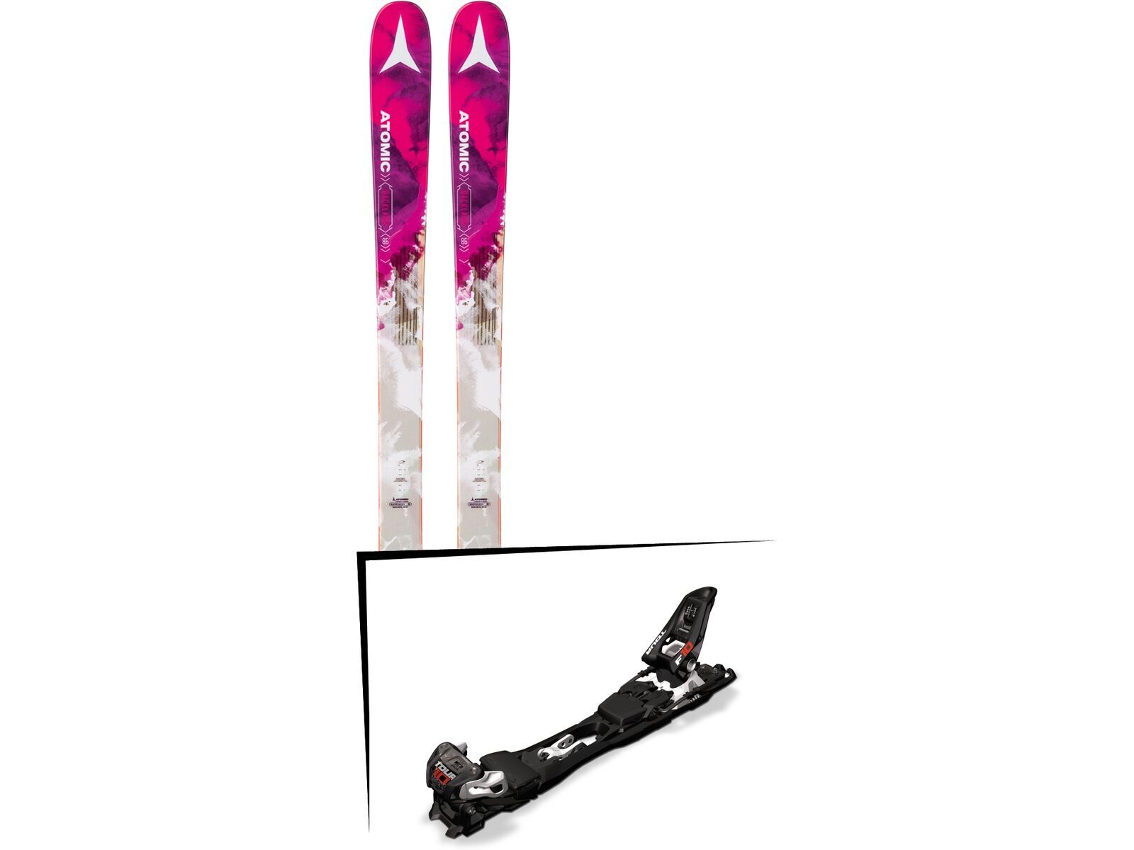 Set: Atomic Backland 85 W 2018 + Marker F10 Tour black/white | Bild 1