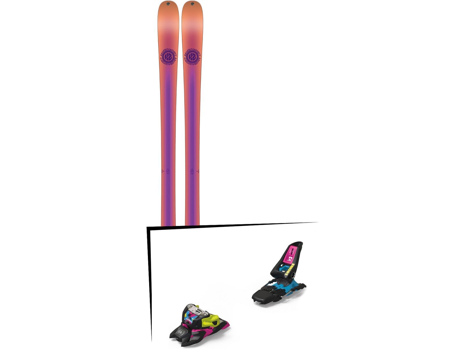 Set: K2 SKI Missconduct 2018 + Marker Squire 11 ID black/pink/blue | Bild 1