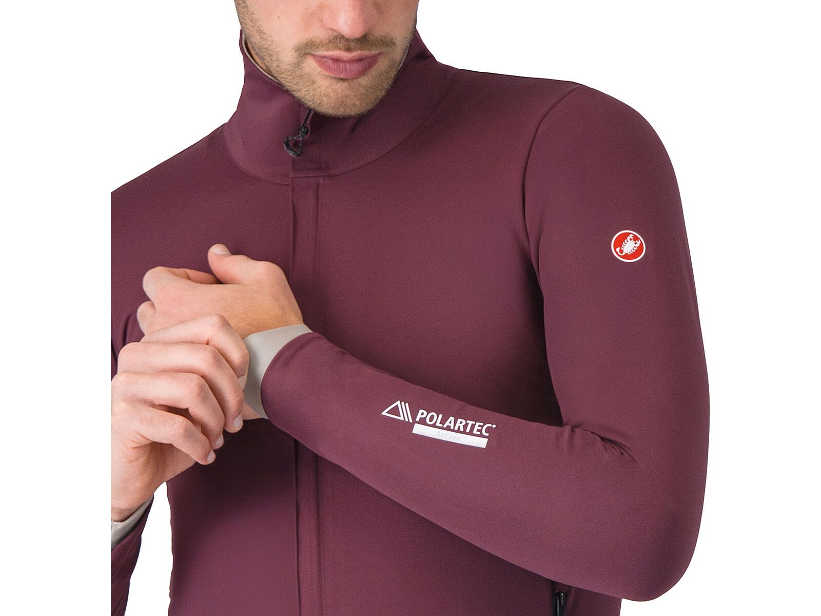 Castelli Alpha 150 Jacket, deep bordeaux/clay | Bild 5