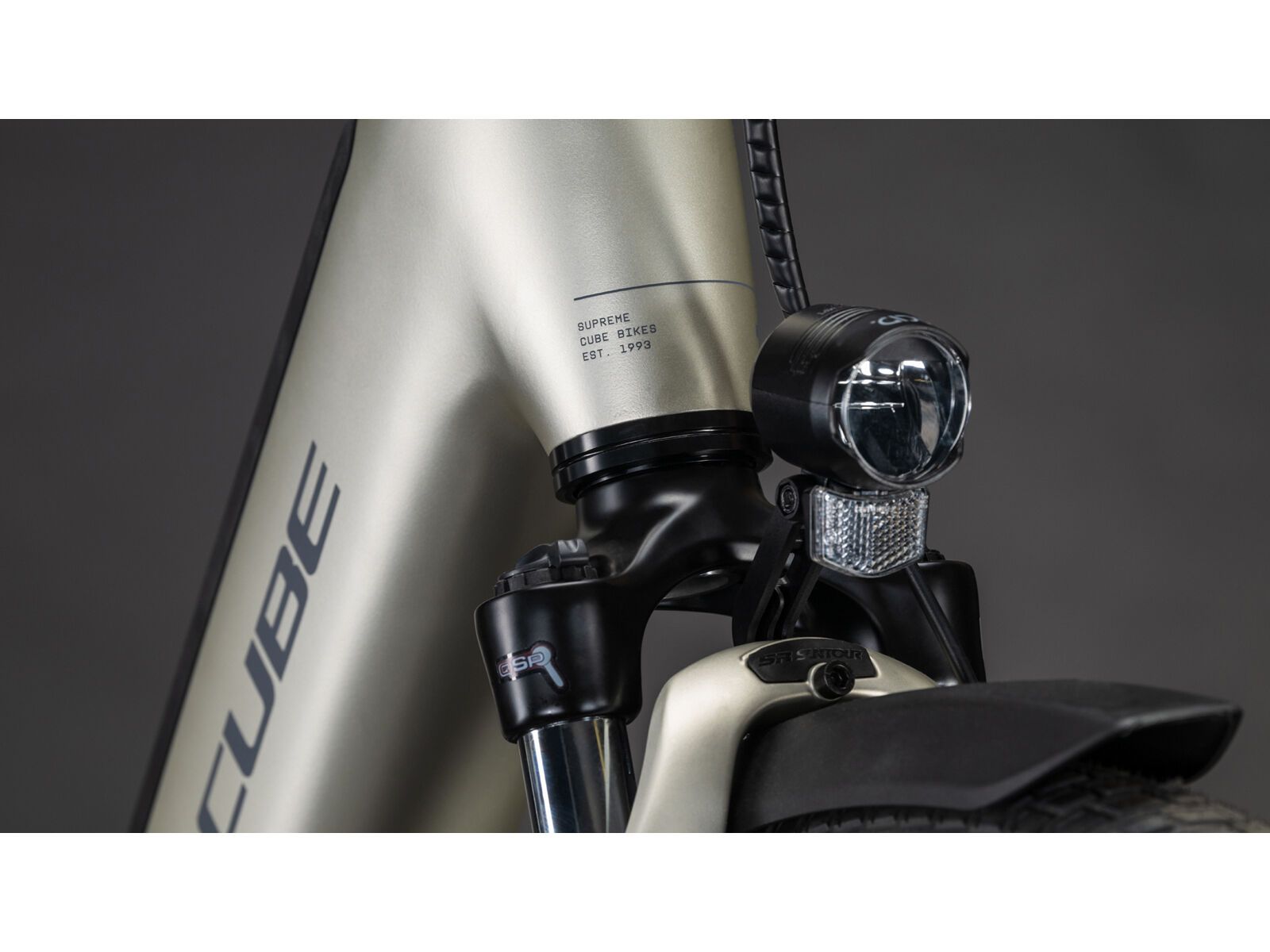 Cube Supreme Hybrid Comfort EXC 600 RT Easy Entry 28, champagne´n´grey | Bild 9