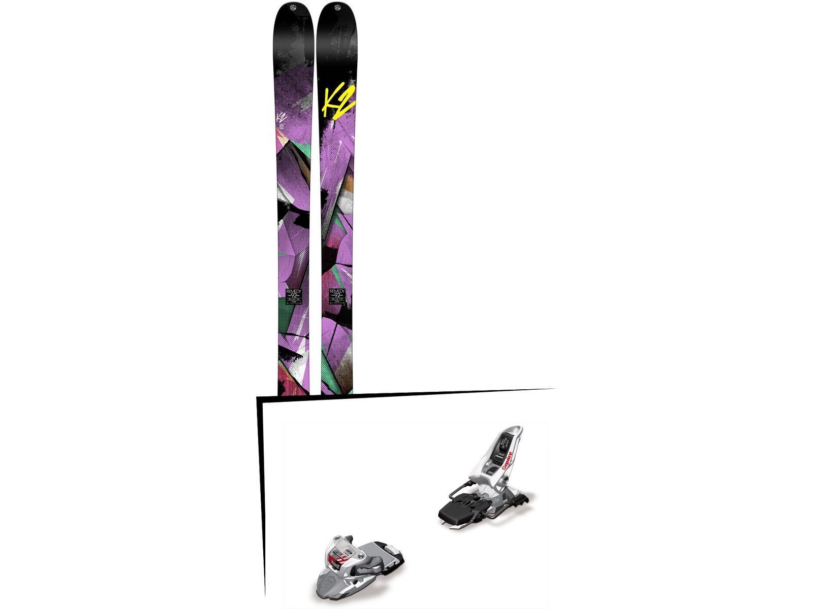 K2 SKI Set: Remedy 92 2015 + Marker Squire 11 | Bild 1
