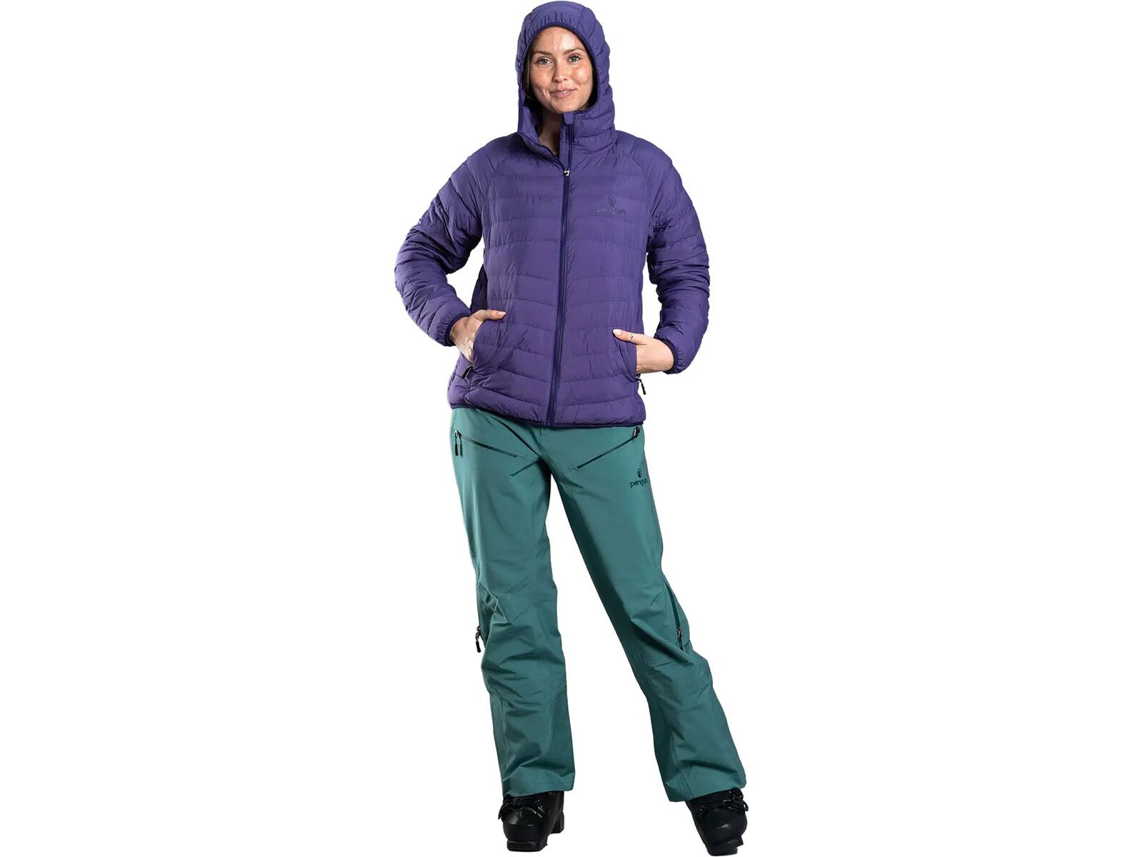 Penguin Frauen Daunen Isolations-Jacke, purple | Bild 3