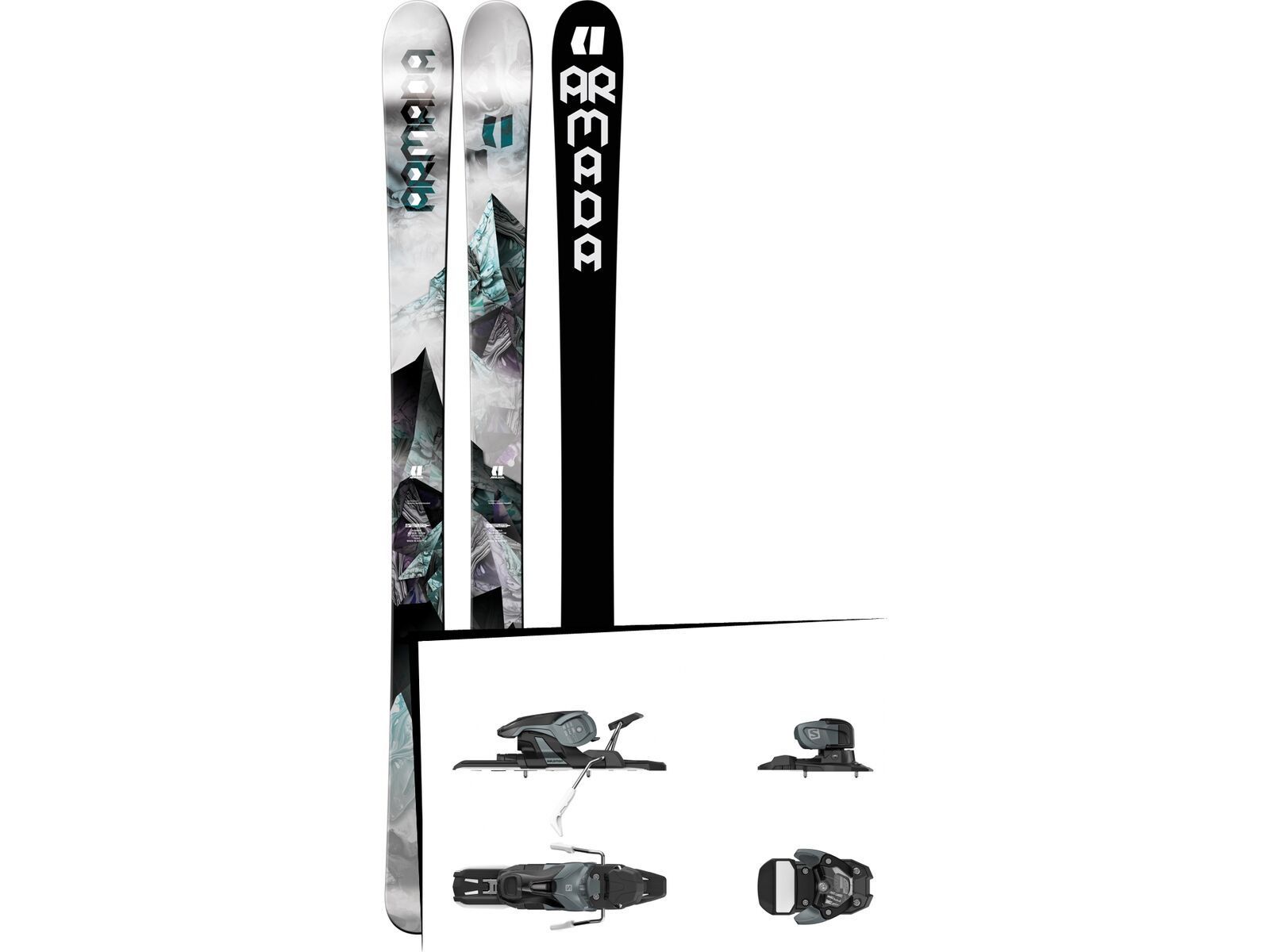 Set: Armada Victa 93 2017 + Salomon Warden 11 (1706222) | Bild 1