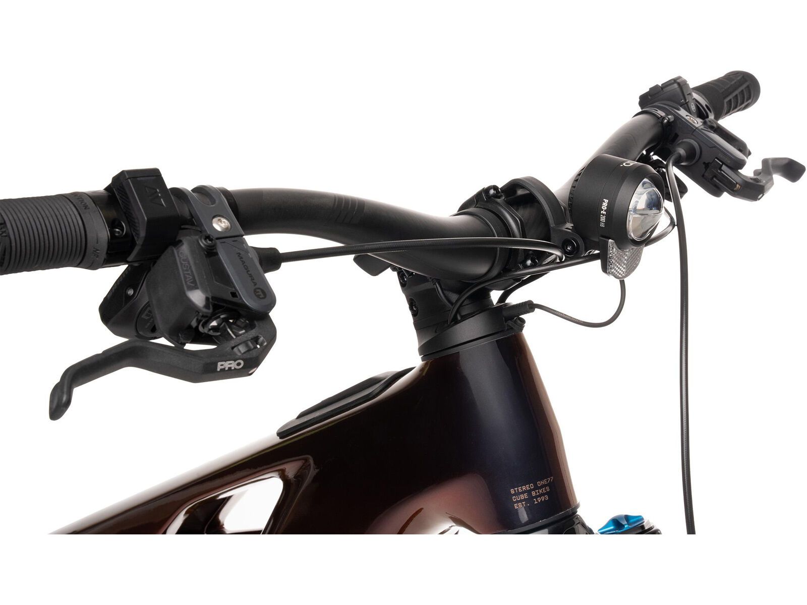 Cube Acid E-Bike Frontlicht Pro-E 200 High Beam X-Connect, black | Bild 2