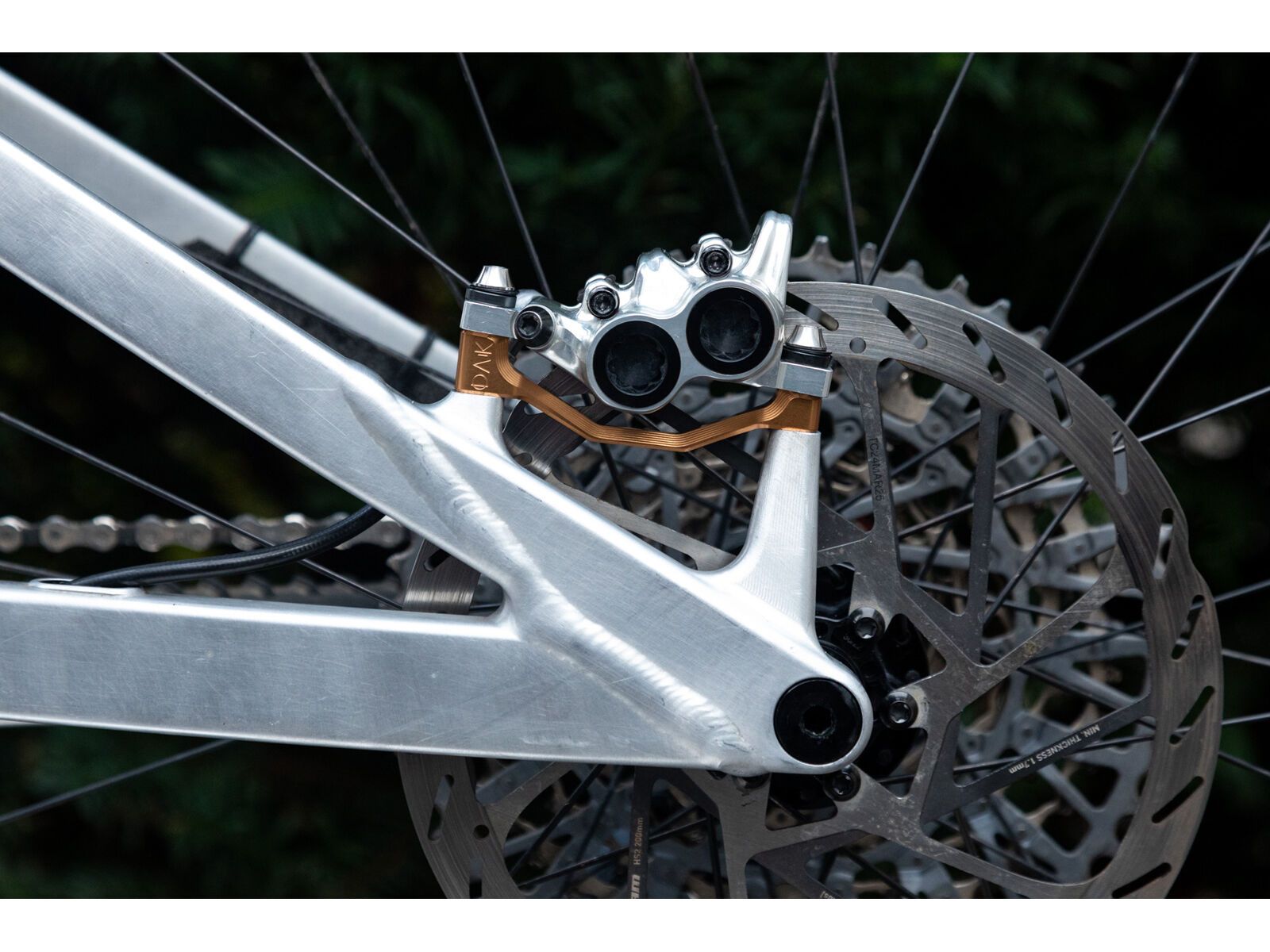 OAK Components Plasmadapt Bremsadapter PM +20 mm, kashgold | Bild 2