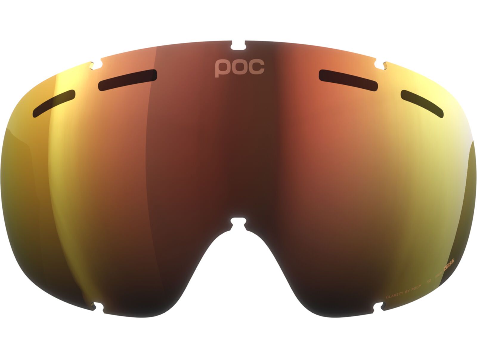 POC Fovea Mid/Fovea Mid Race Lens, Clarity Int./Partly Sunny Orange | Bild 1