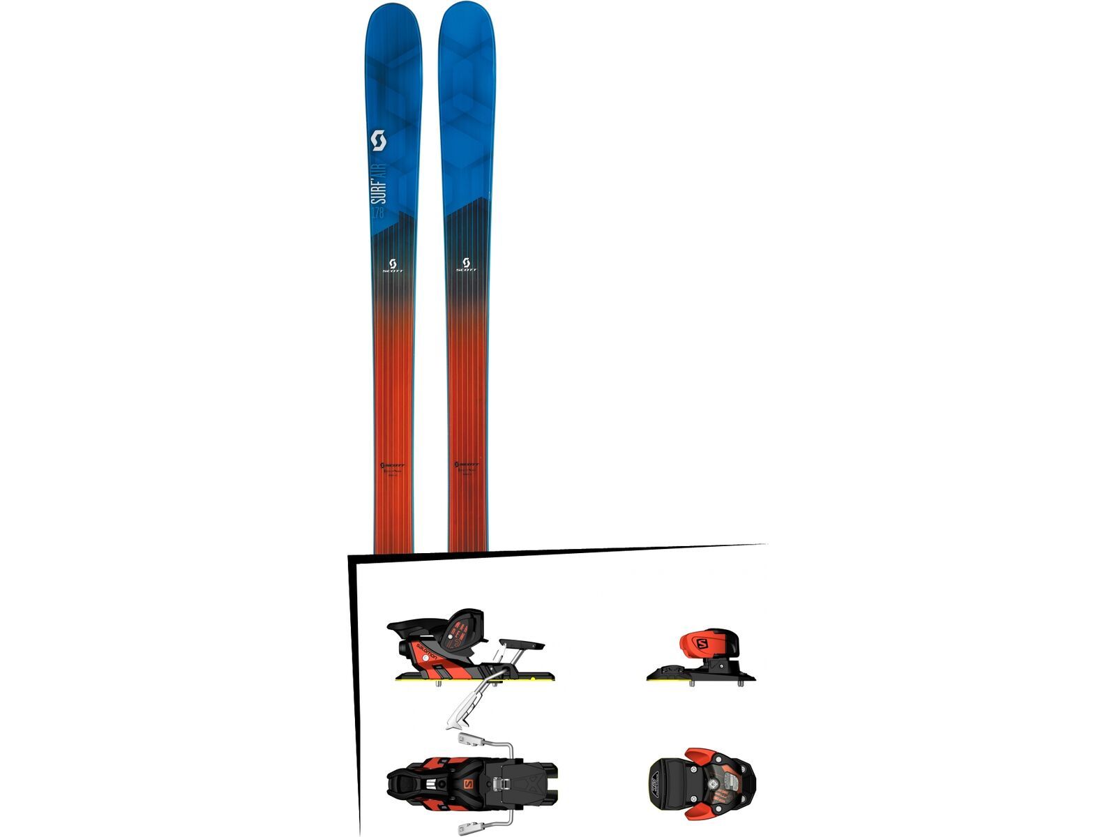 Scott Set: Surf'Air 2015 + Salomon Warden MNC 13 | Bild 1
