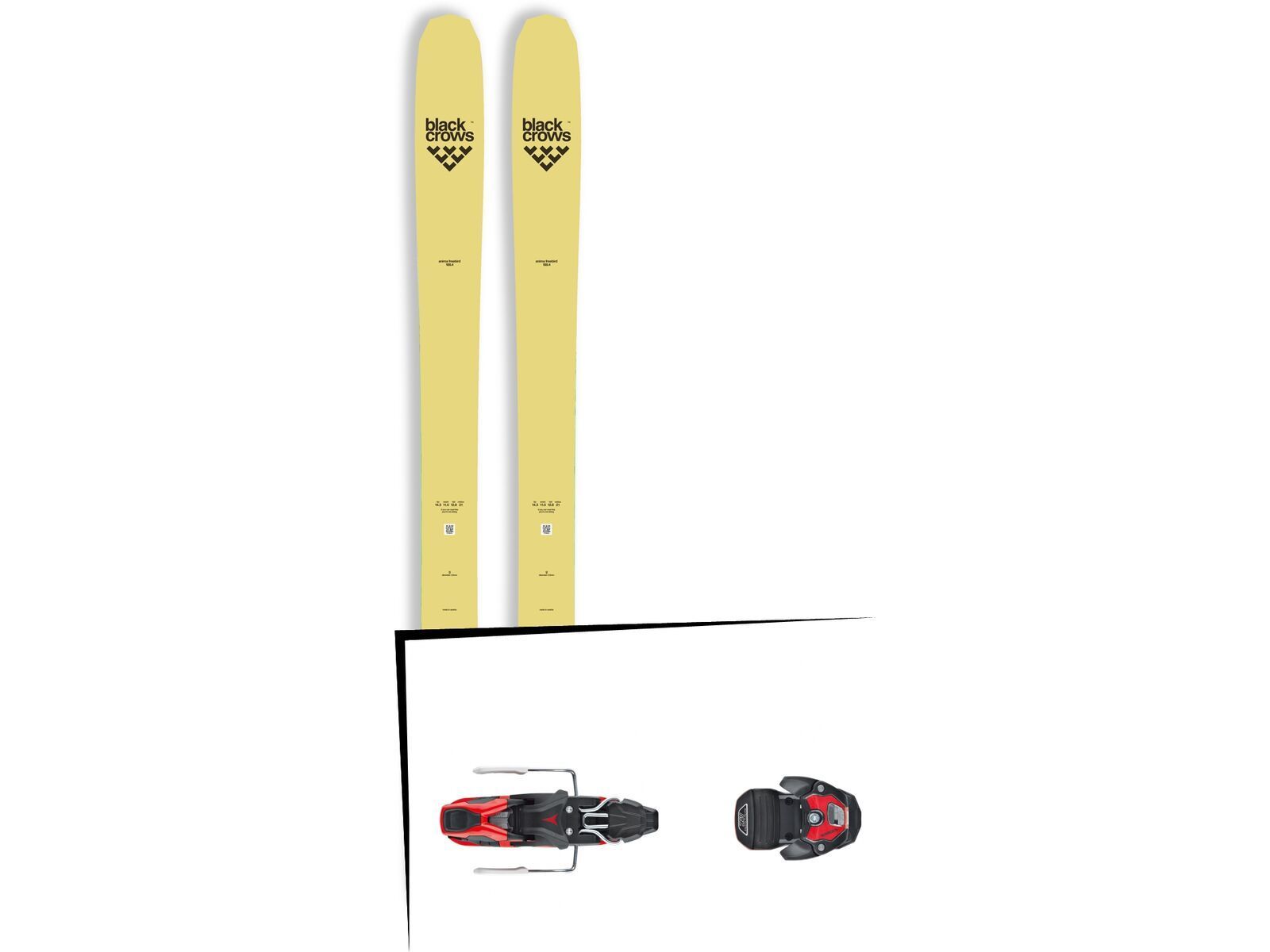 Set: Black Crows Anima Freebird 2018 + Atomic Warden MNC 11 black/red | Bild 1