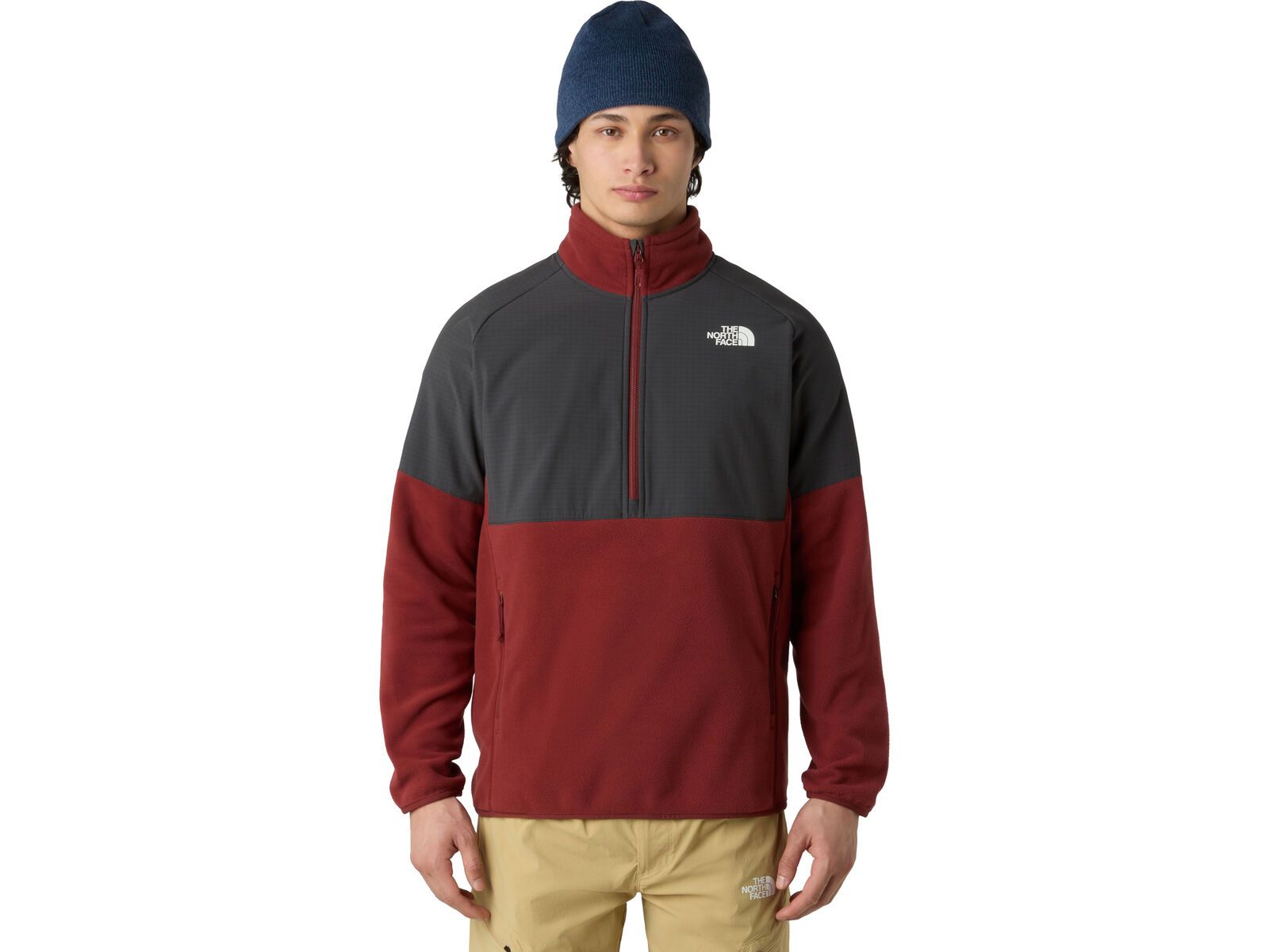The North Face Men’s Glacier Heavyweight 1/2 Zip, sumac/asphalt grey | Bild 3