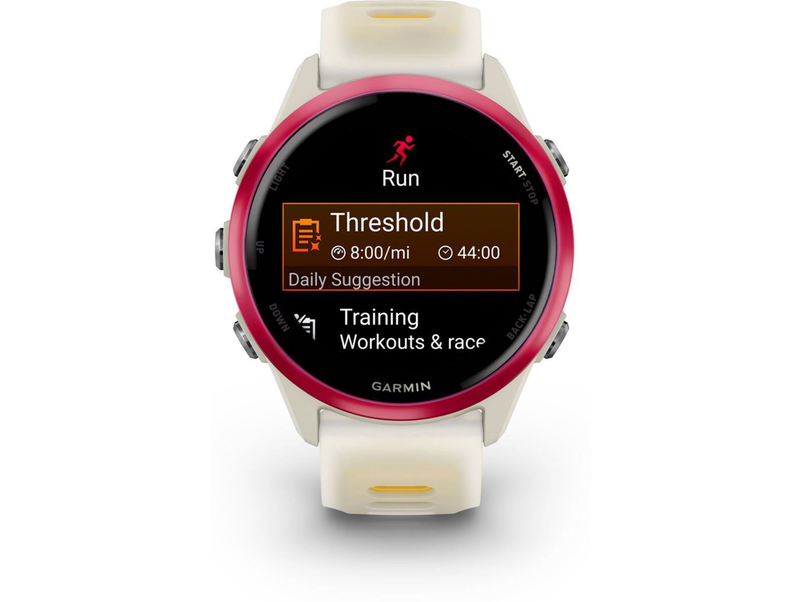 Garmin Forerunner 570 - 42 mm, bone/himbeerrot | Bild 2