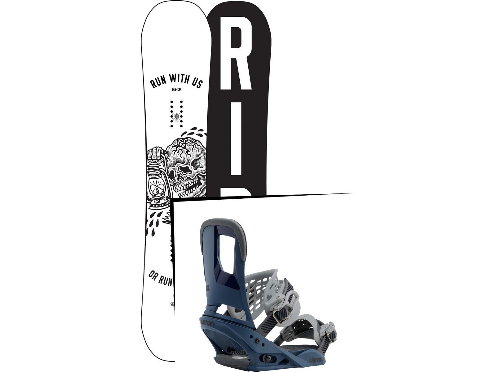 Set: Ride Burnout 2017 + Burton Cartel (1712706S) | Bild 1