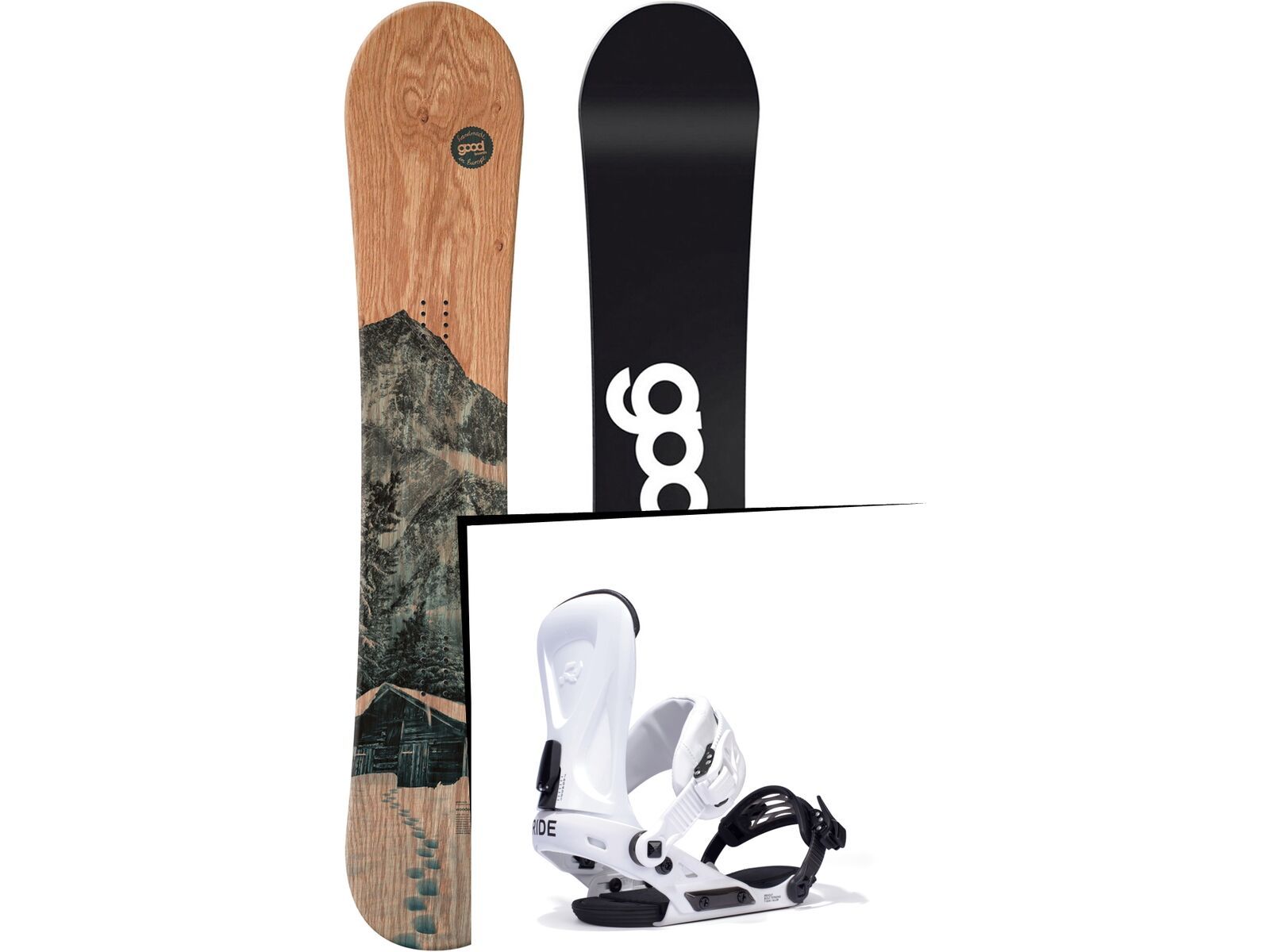 Set: goodboards Wooden 2017 + Ride Revolt (1770165S) | Bild 1