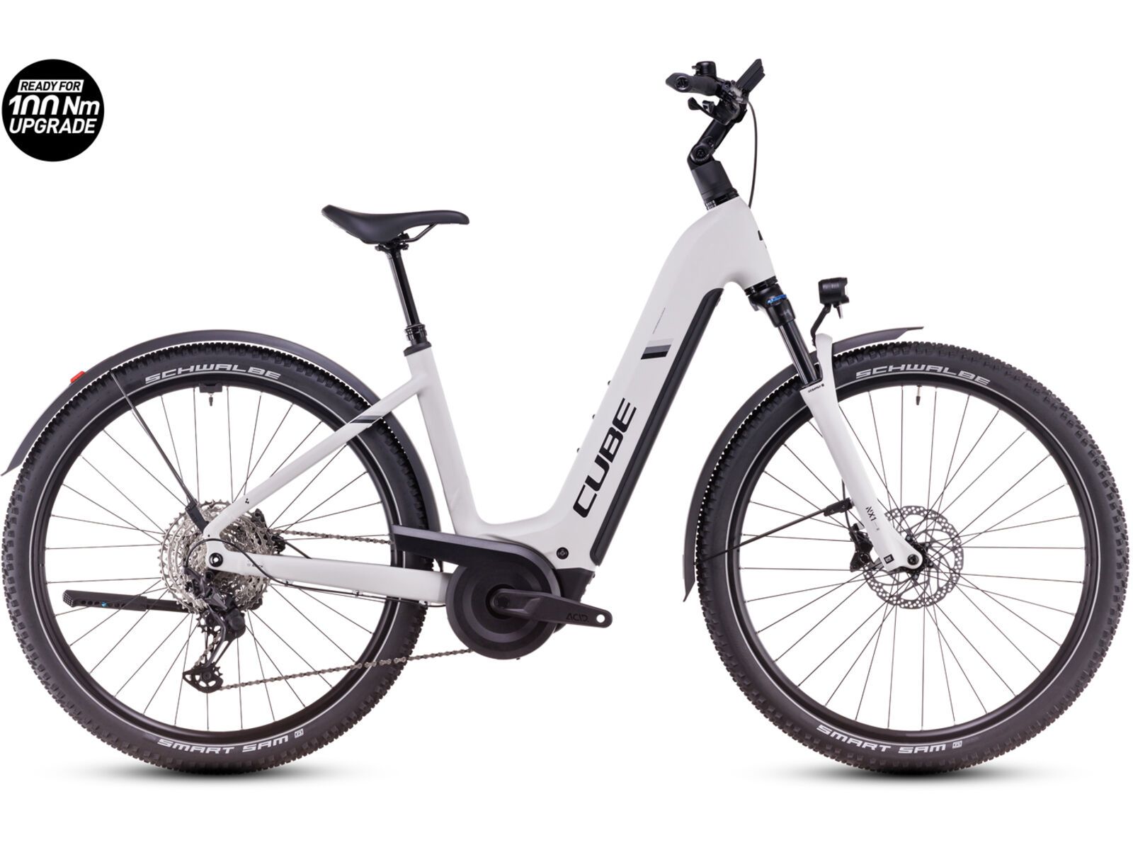 Cube Nuride Hybrid EXC 800 Allroad Easy Entry, cotton´n´silver | Bild 1