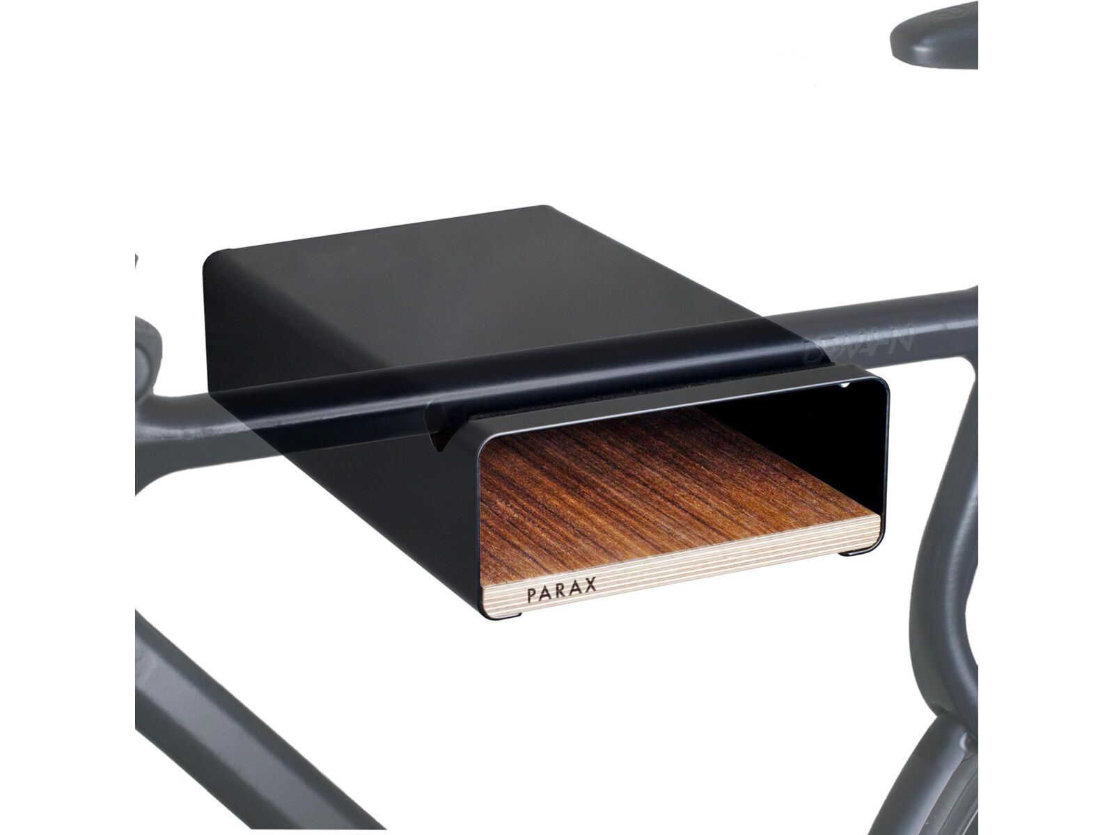 PARAX S-Rack L Wallnuss, schwarz | Bild 2