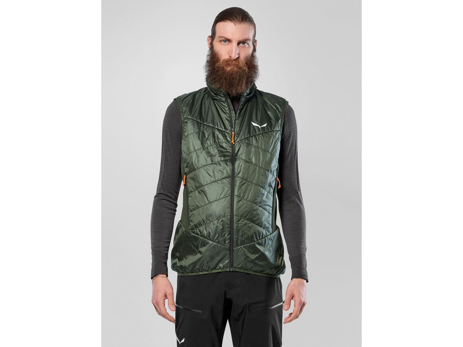 Salewa Ortles Hybrid TirolWool Responsive Weste Herren, dark olive | Bild 6