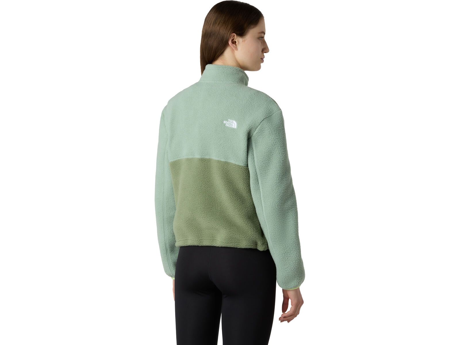 The North Face Women’s Yumiori 1/4 Zip, bark mist/slate moss/astro lime | Bild 4
