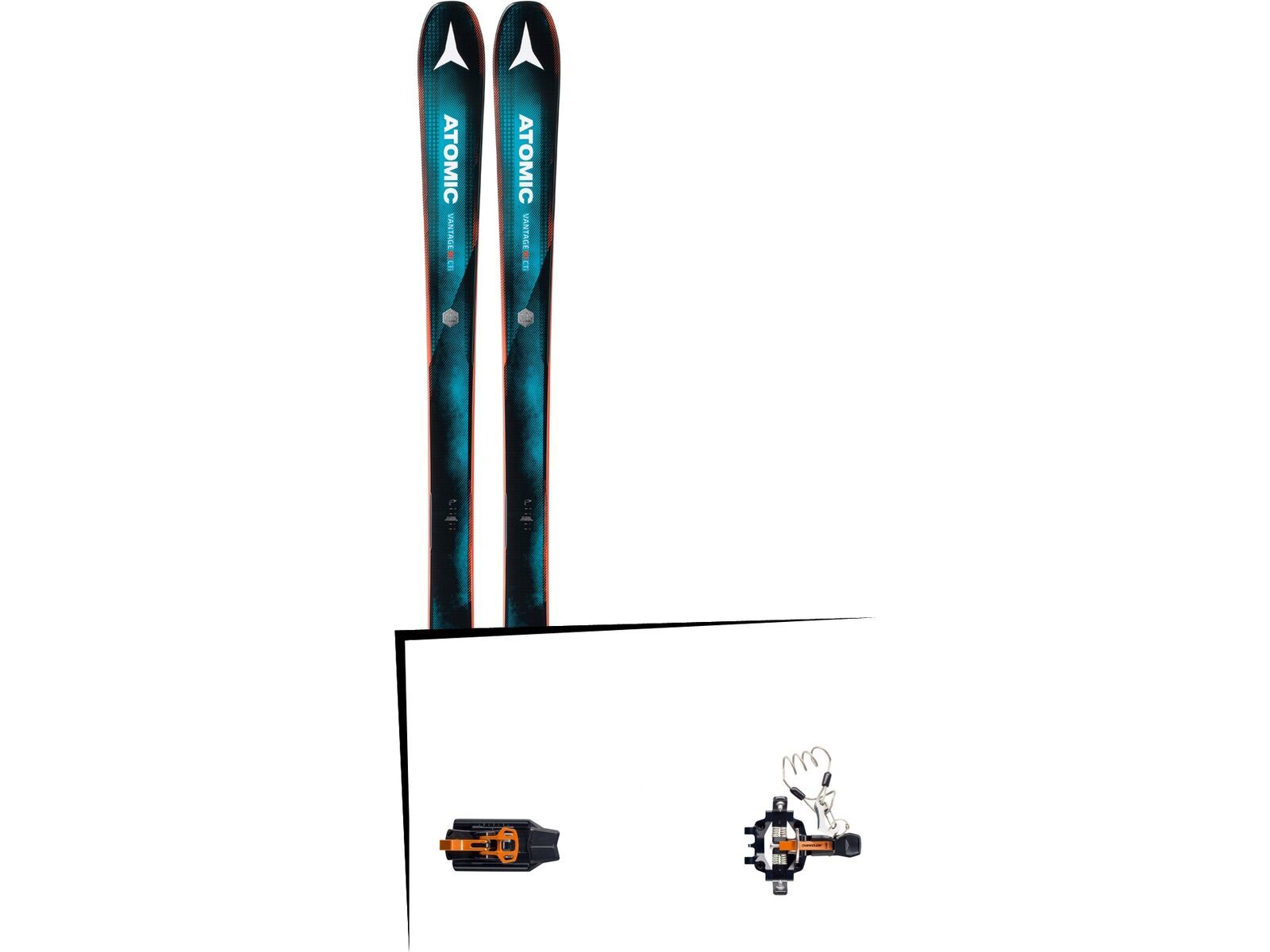 Set: Atomic Vantage 90 CTI 2018 + Atomic Backland Tour black/orange | Bild 1