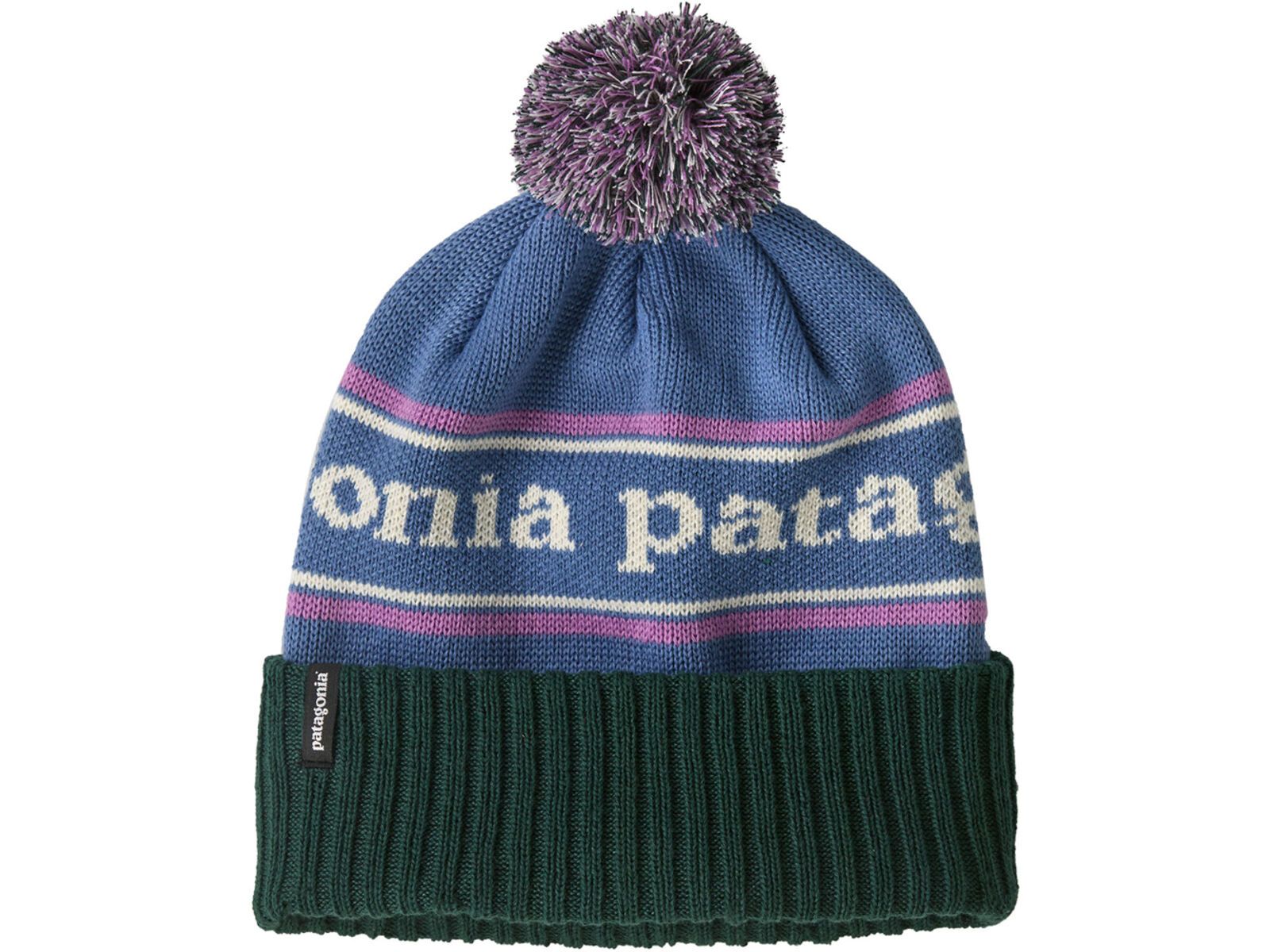 Patagonia Powder Town Beanie Park Stripe, barnacle blue | Bild 1