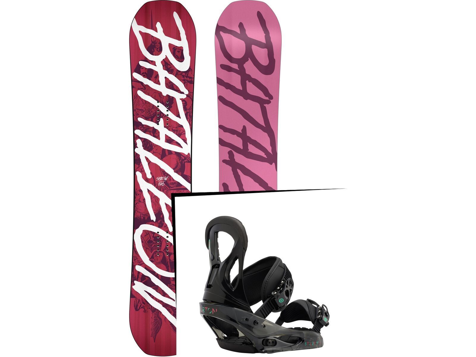 Set: Bataleon She-W 2017 + Burton Stiletto (1712930S) | Bild 1